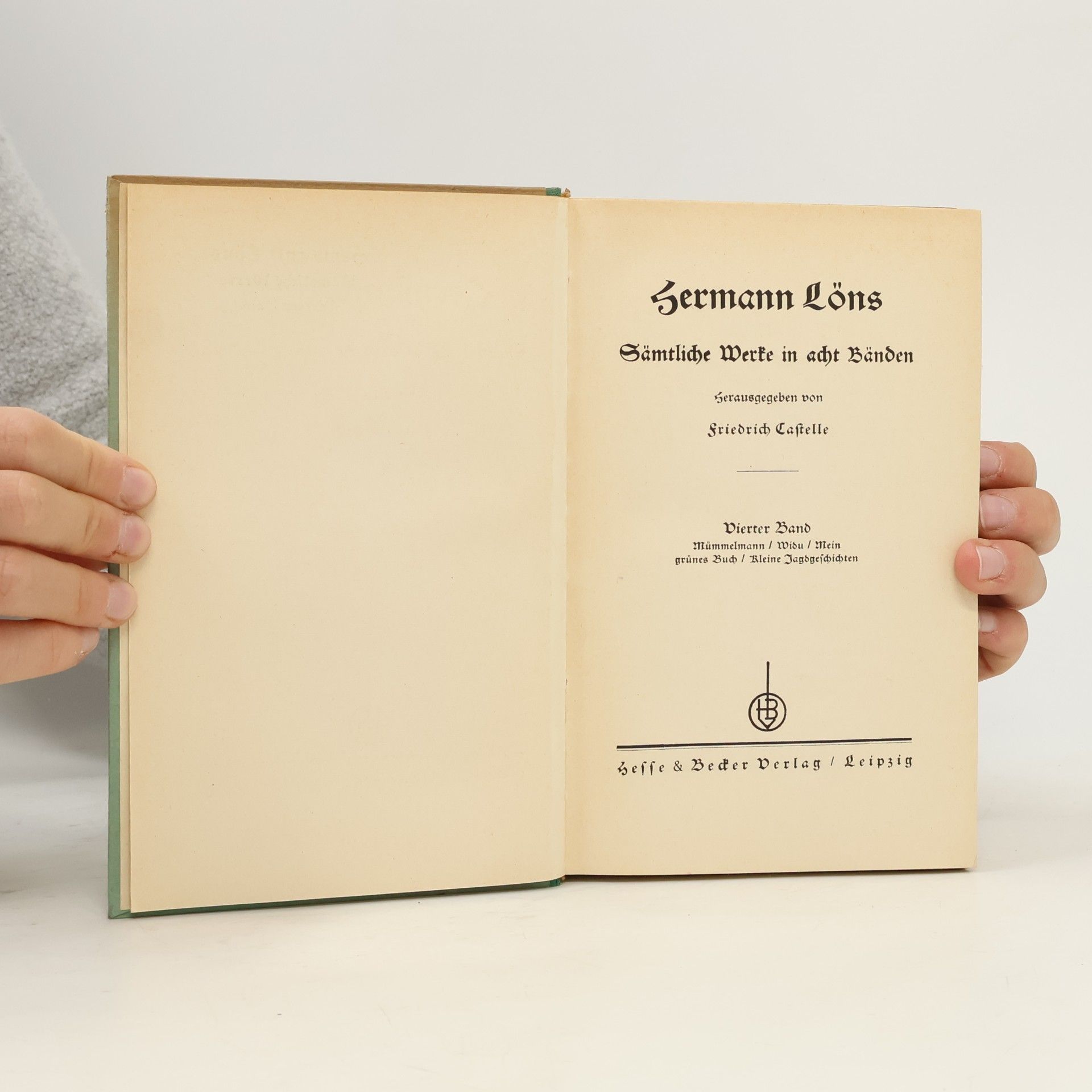 Sermann Löns Sämtliche Werke 3