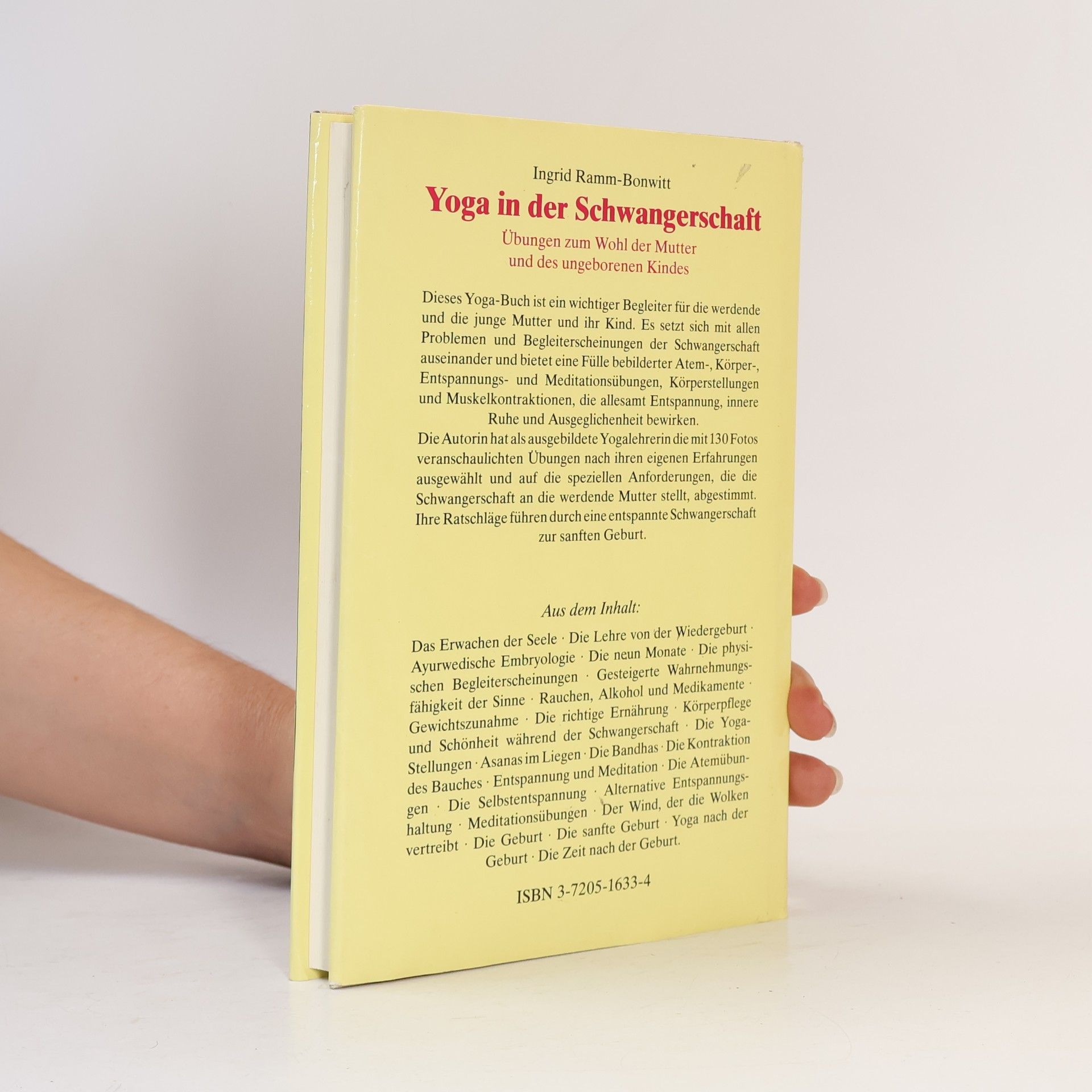 Ingrid Ramm-Bonwitt Yoga in der Schwangerschaft