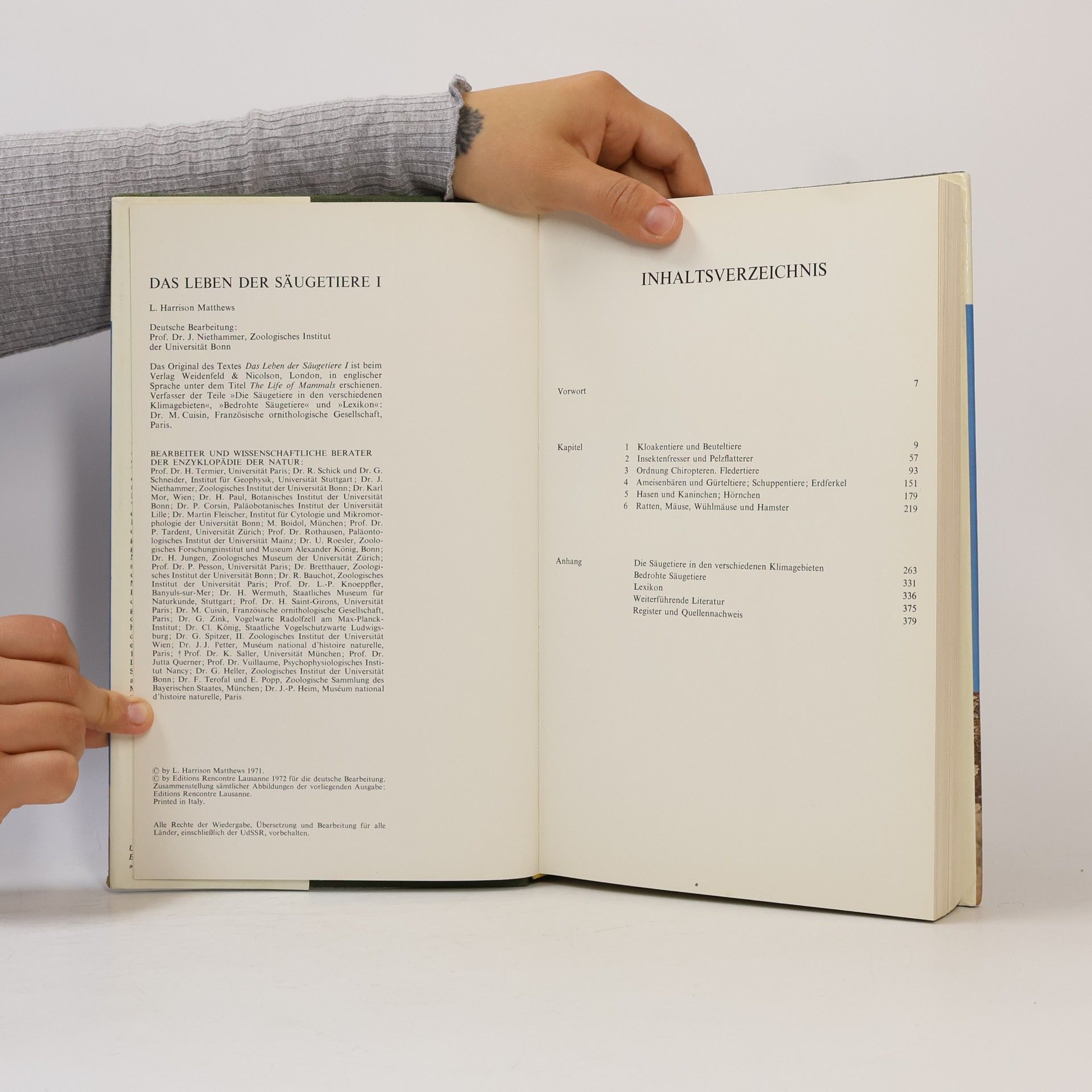 Autorenkollektiv Das Leben der Säugetiere I