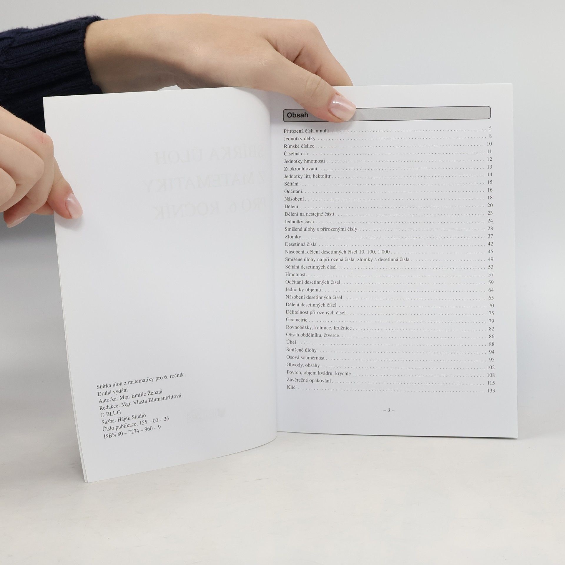 Emílie Ženatá Sbírka úloh z matematiky pro 6. ročník