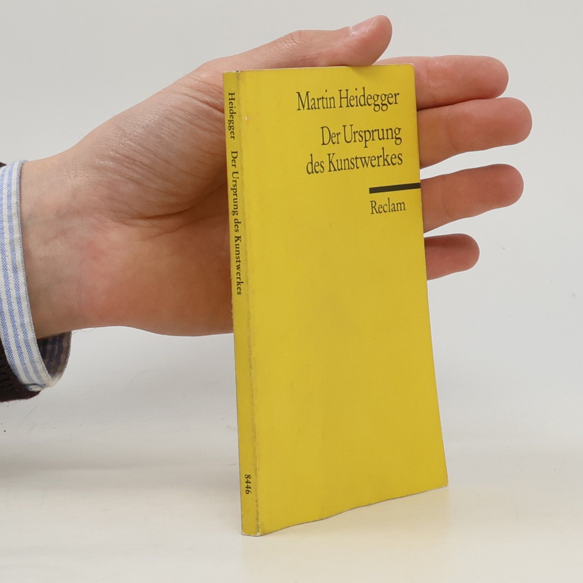 Martin Heidegger Der Ursprung des Kunstwerkes