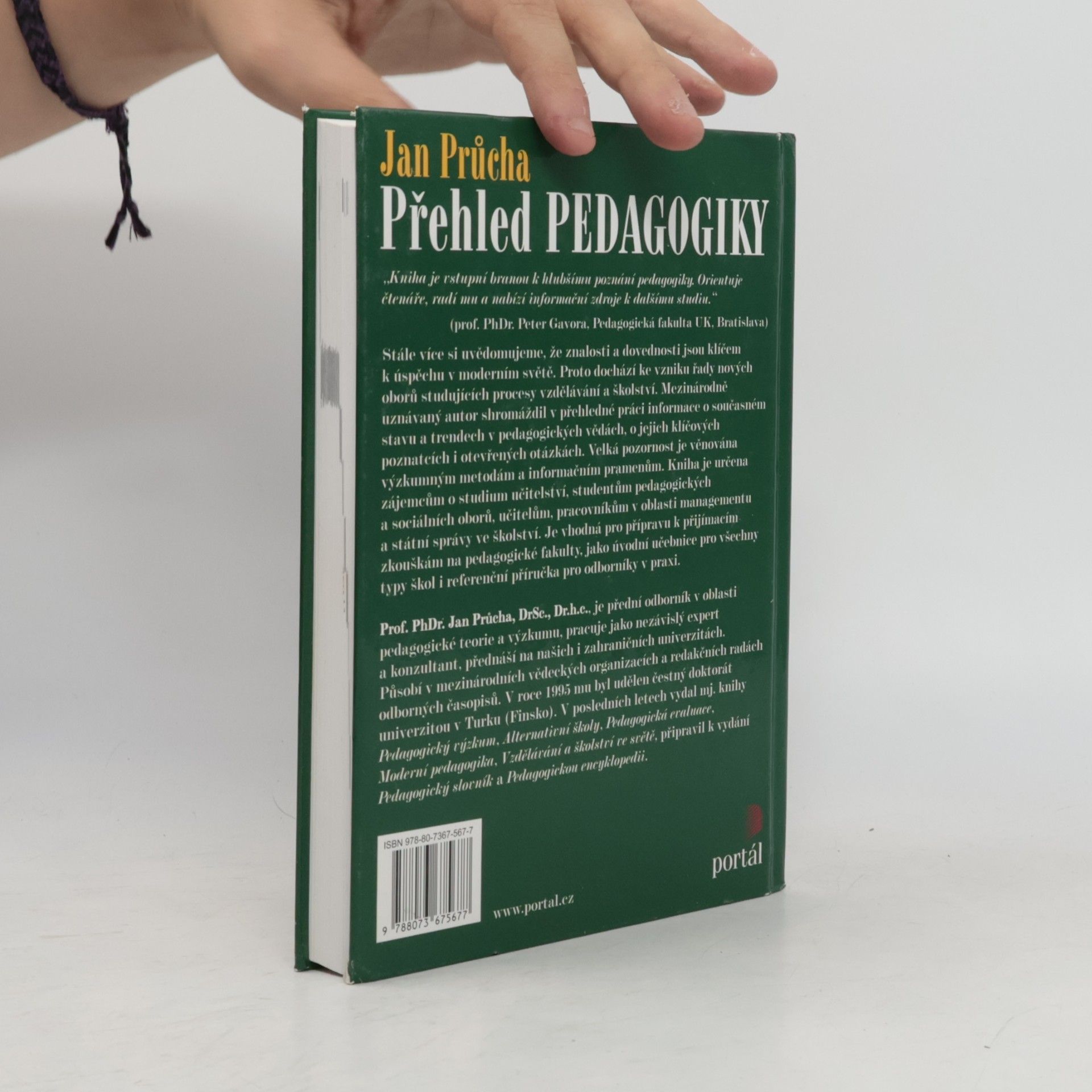 Jan Průcha Přehled pedagogiky