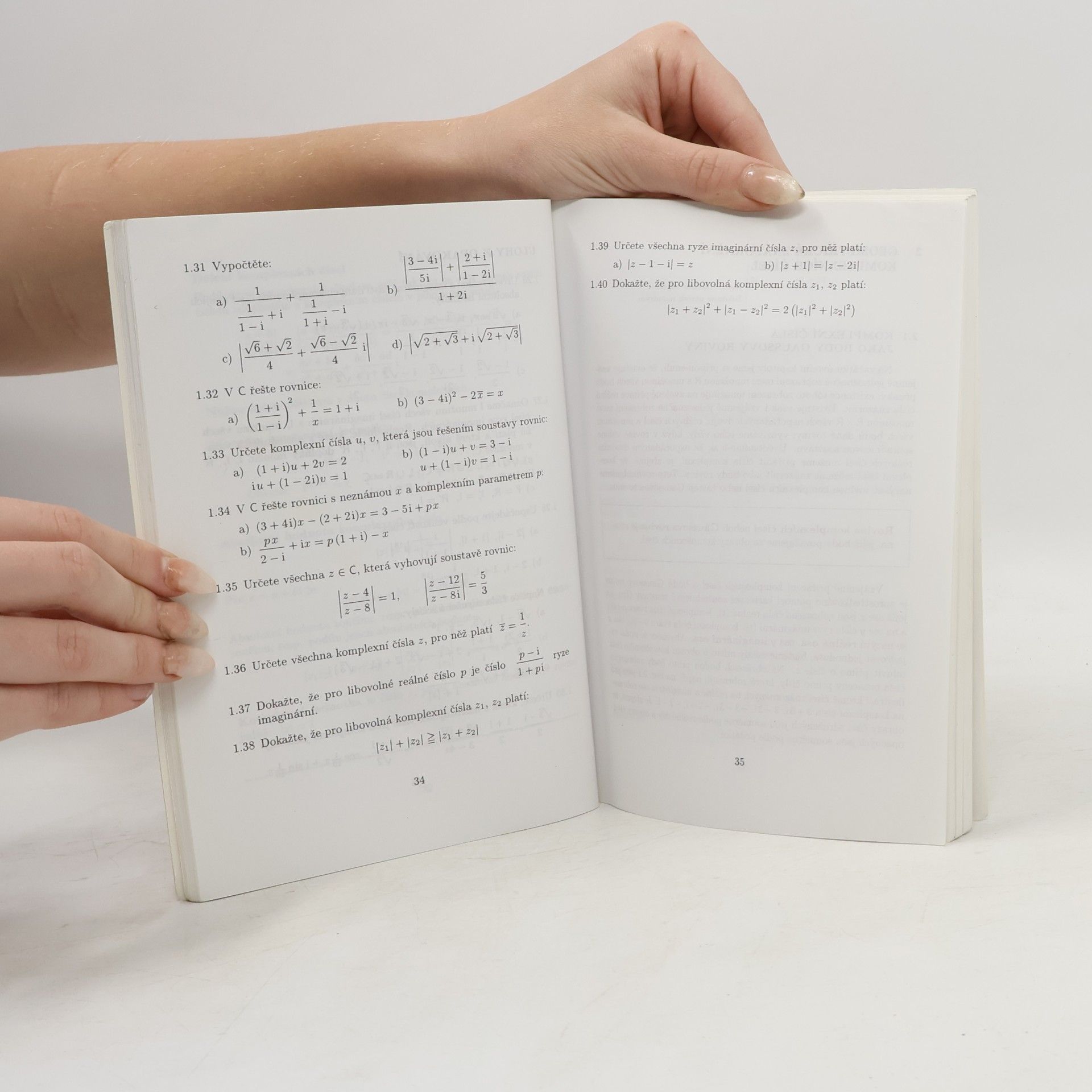 Emil Calda Matematika pro gymnázia. Komplexní čísla