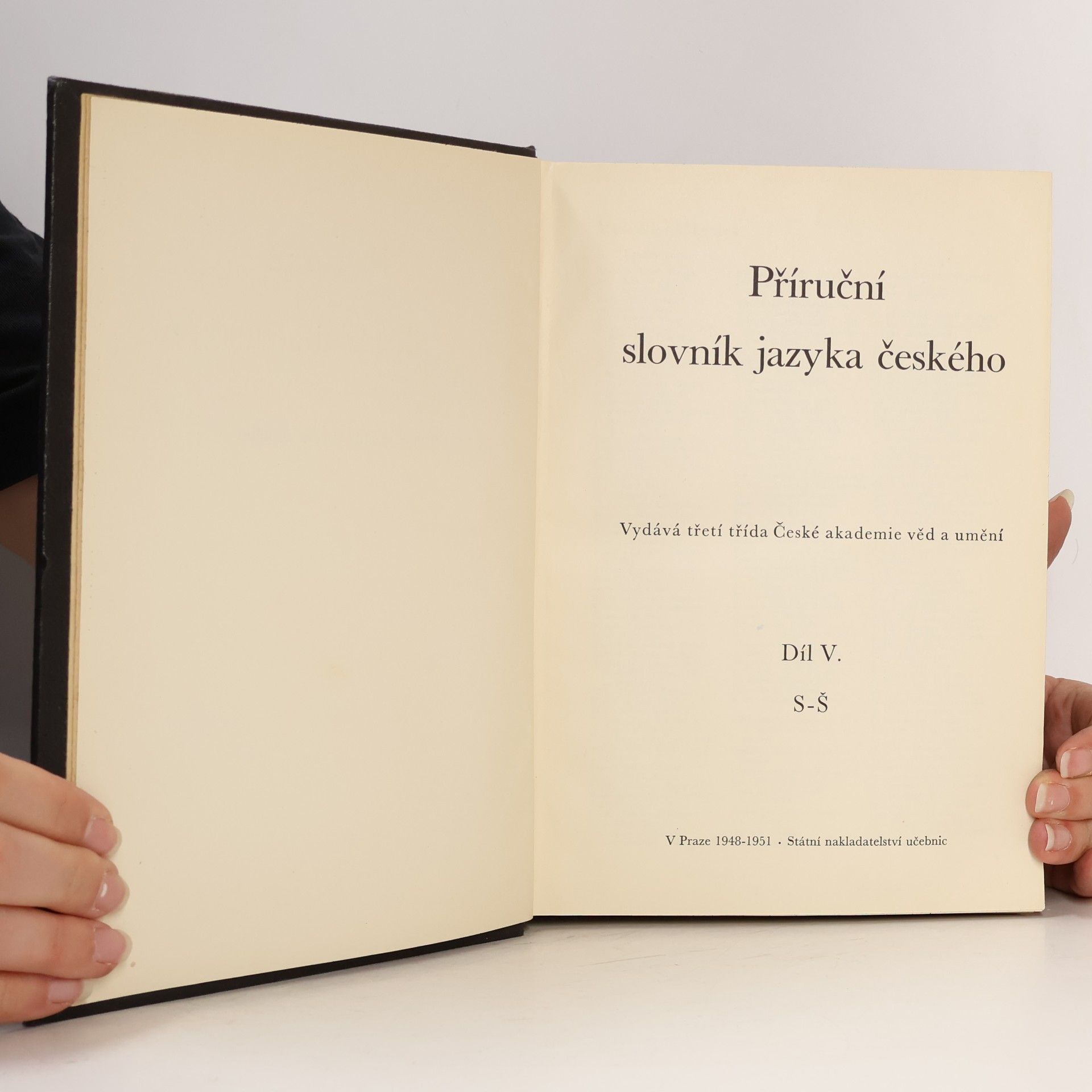 Autorenkollektiv Příruční slovník jazyka českého. Díl V (S-Š)