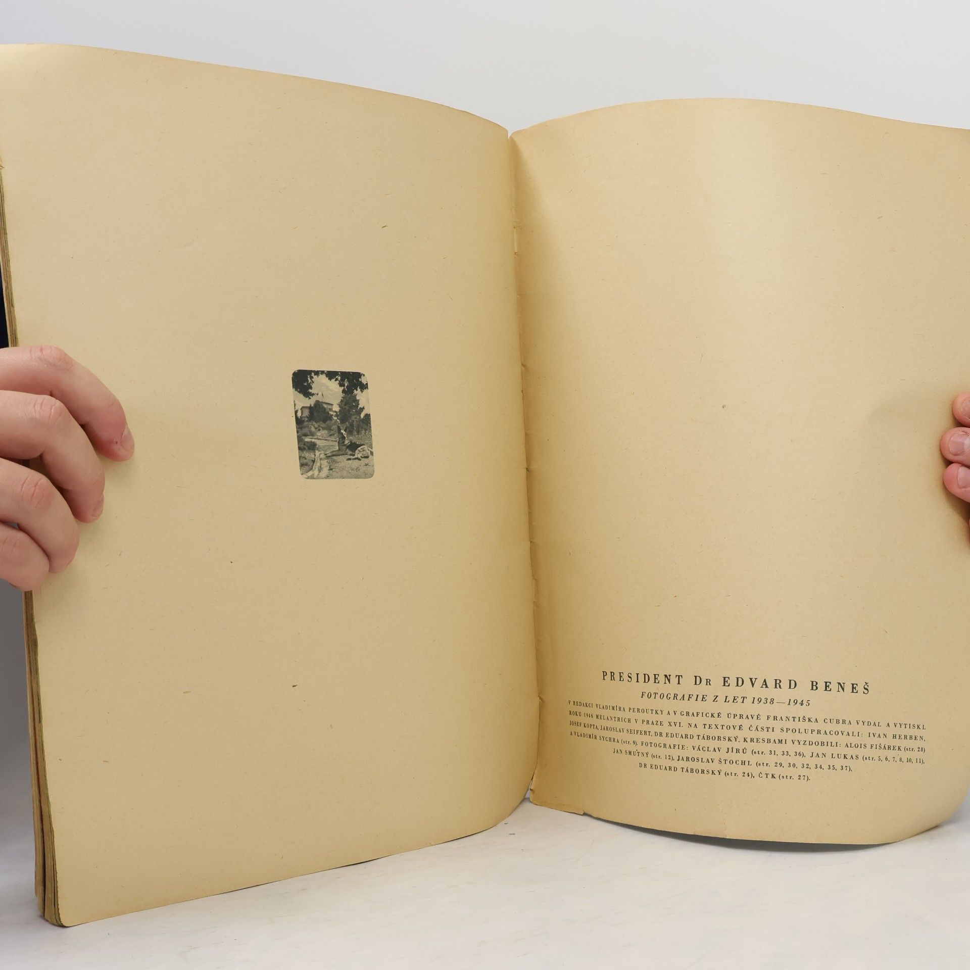 Ivan Herben Edvard Beneš fotografie z let 1938 - 1945