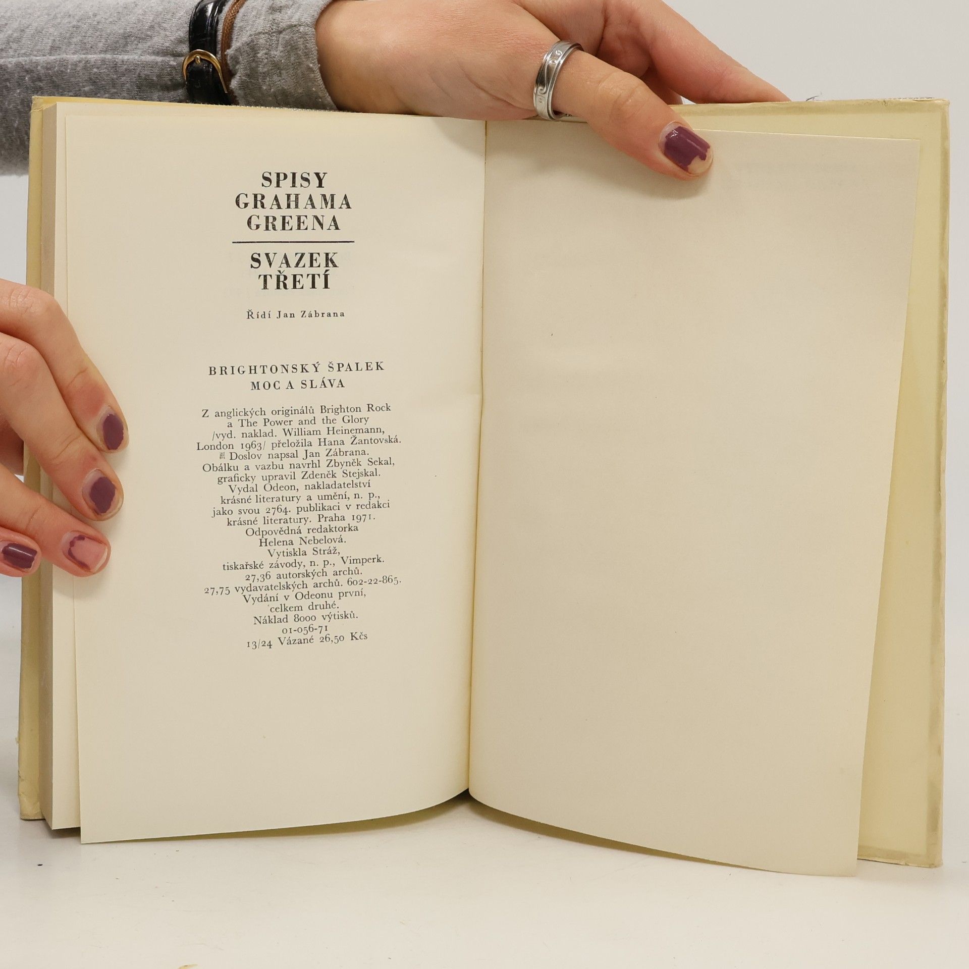 Graham Greene Brightonský špalek. Moc a sláva