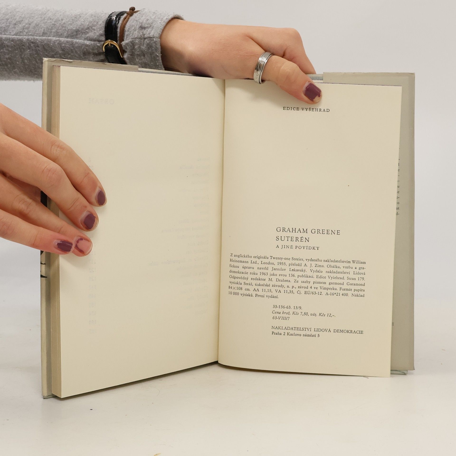 Graham Greene Suterén a jiné povídky