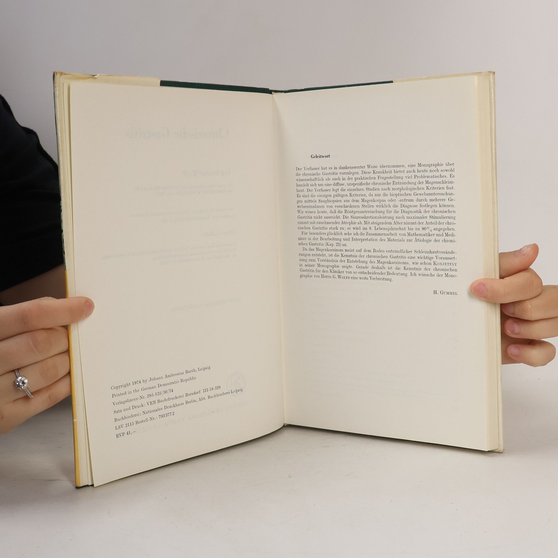 G. Wolff Chronische Gastritis