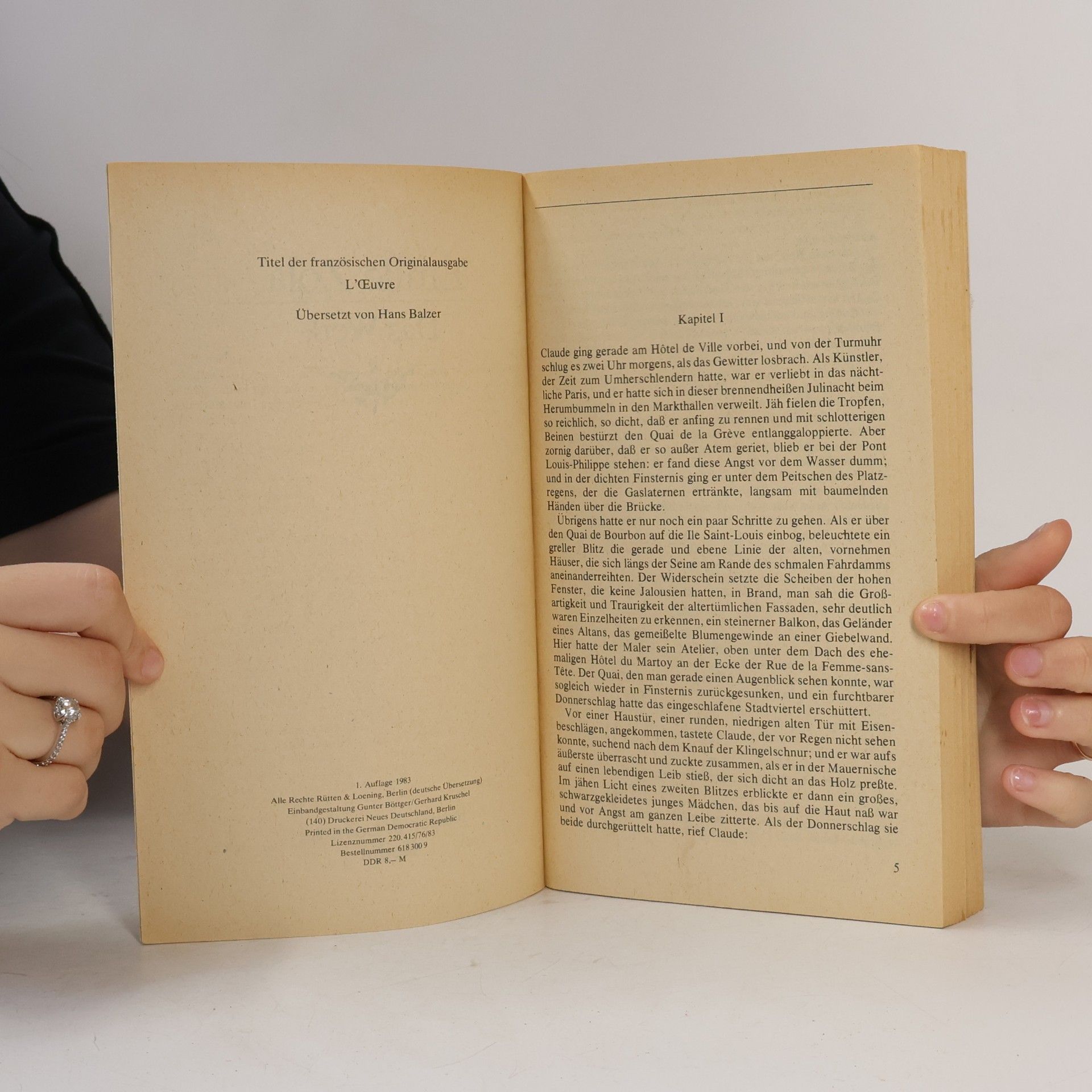 Émile Zola Das Werk