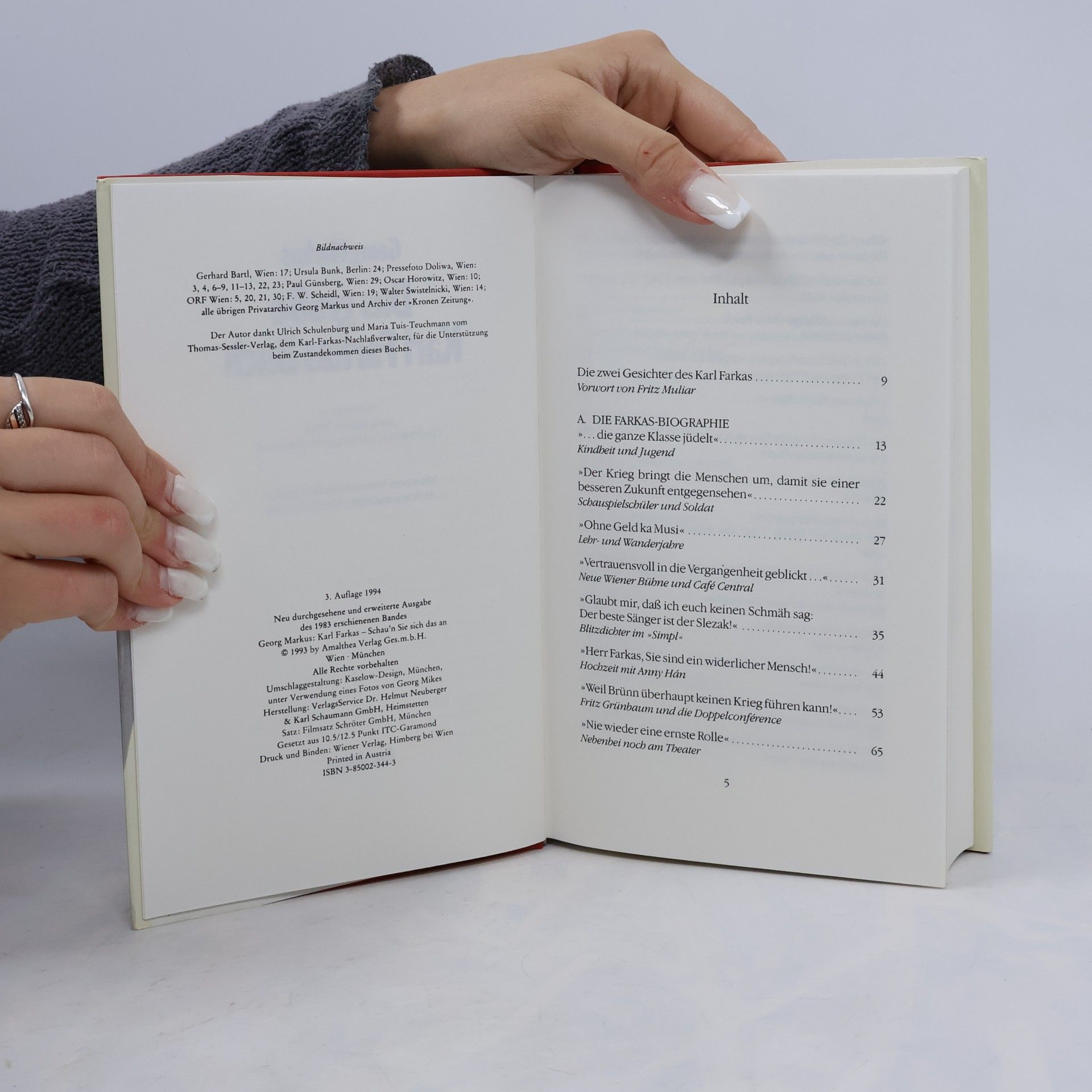 Georg Markus Das grosse Karl Farkas Buch