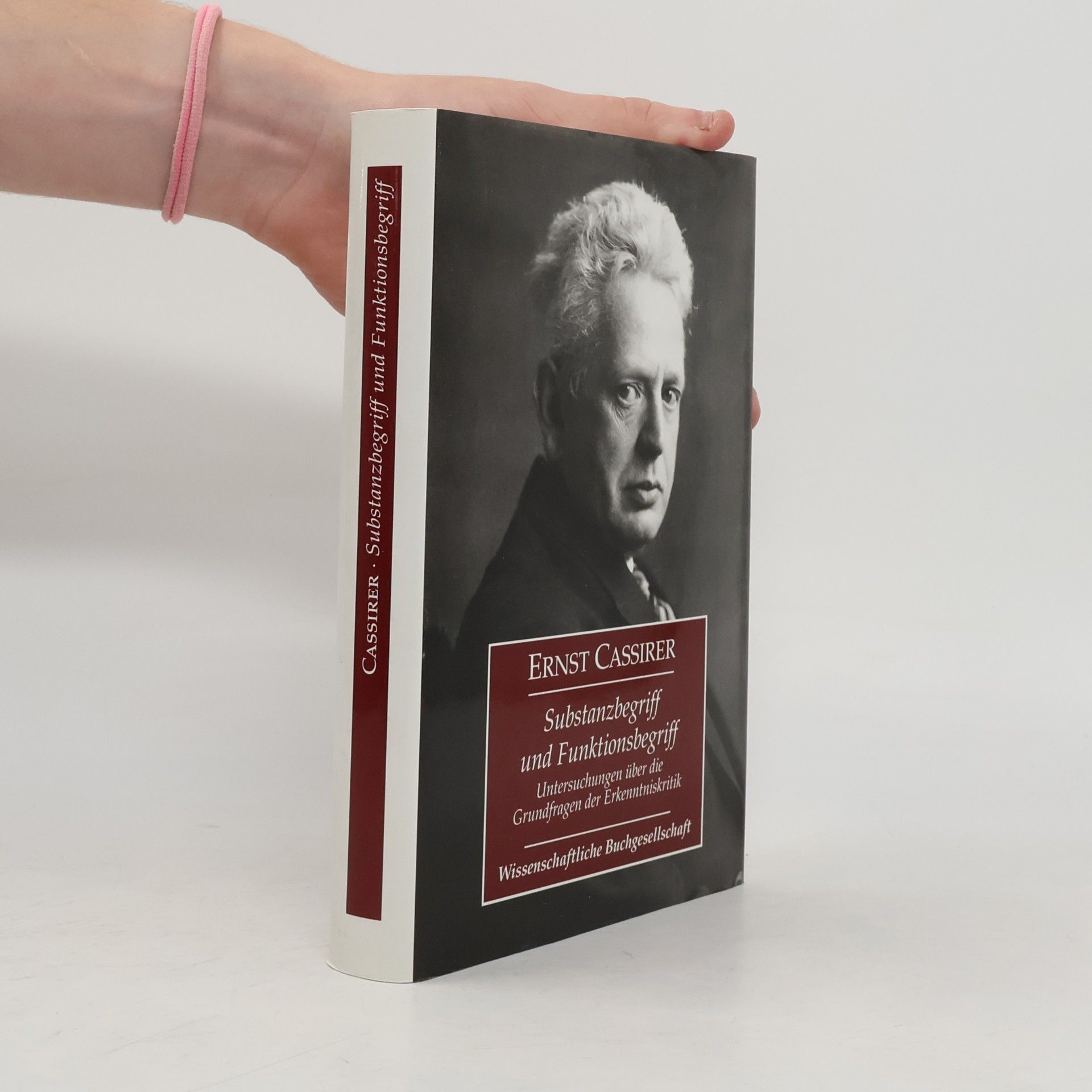 Ernst Cassirer Substanzbegriff und Funktionsbegriff