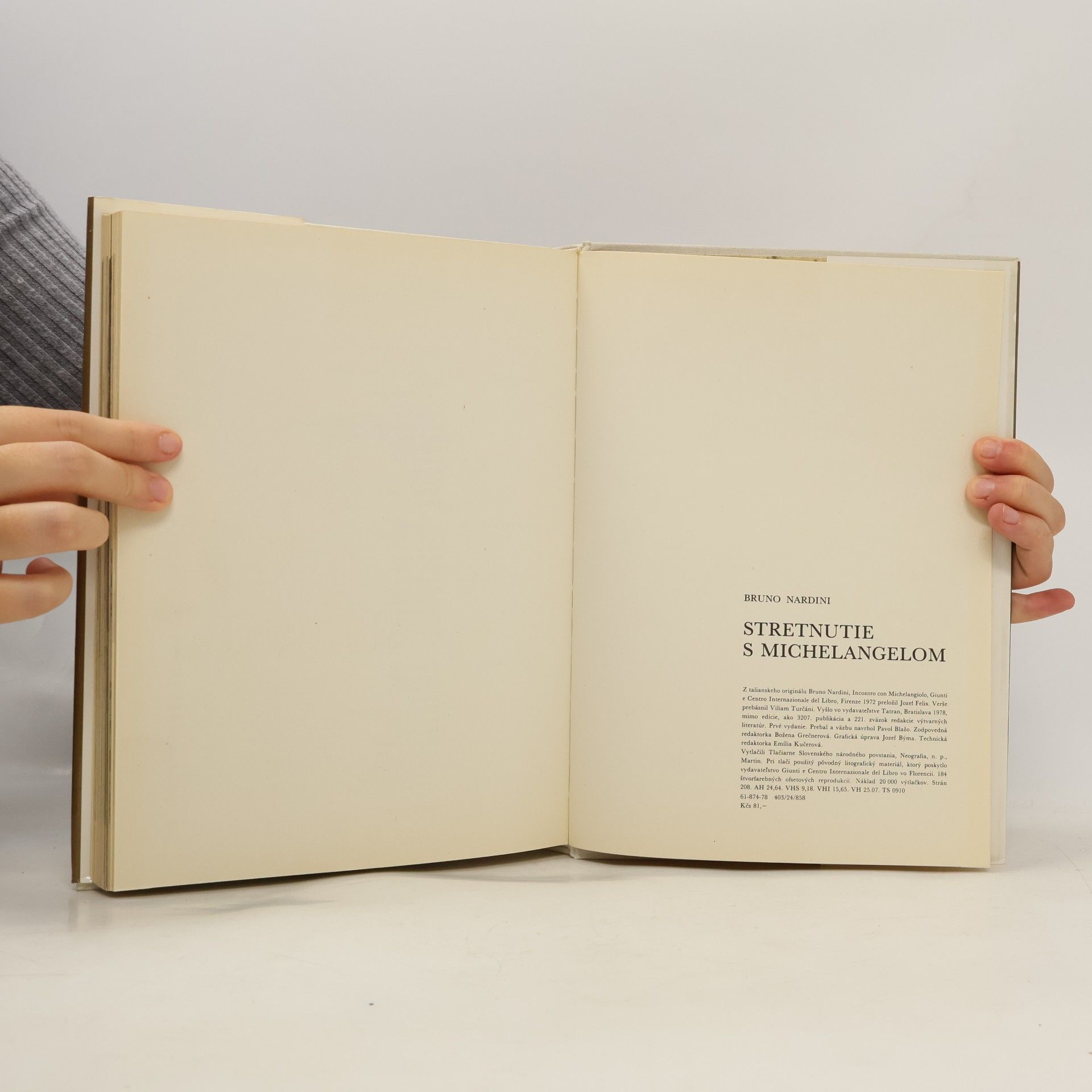 Bruno Nardini Stretnutie s Michelangelom
