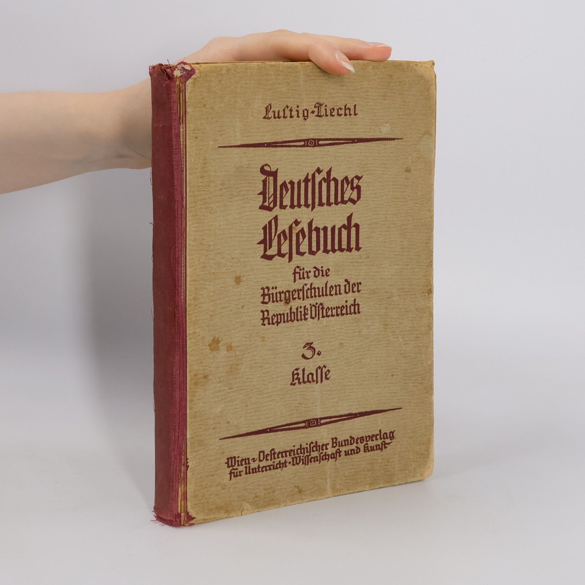 Hermine Langer Deutsches Lesebuch für die Bürgerschulen der Republik Österreich 3