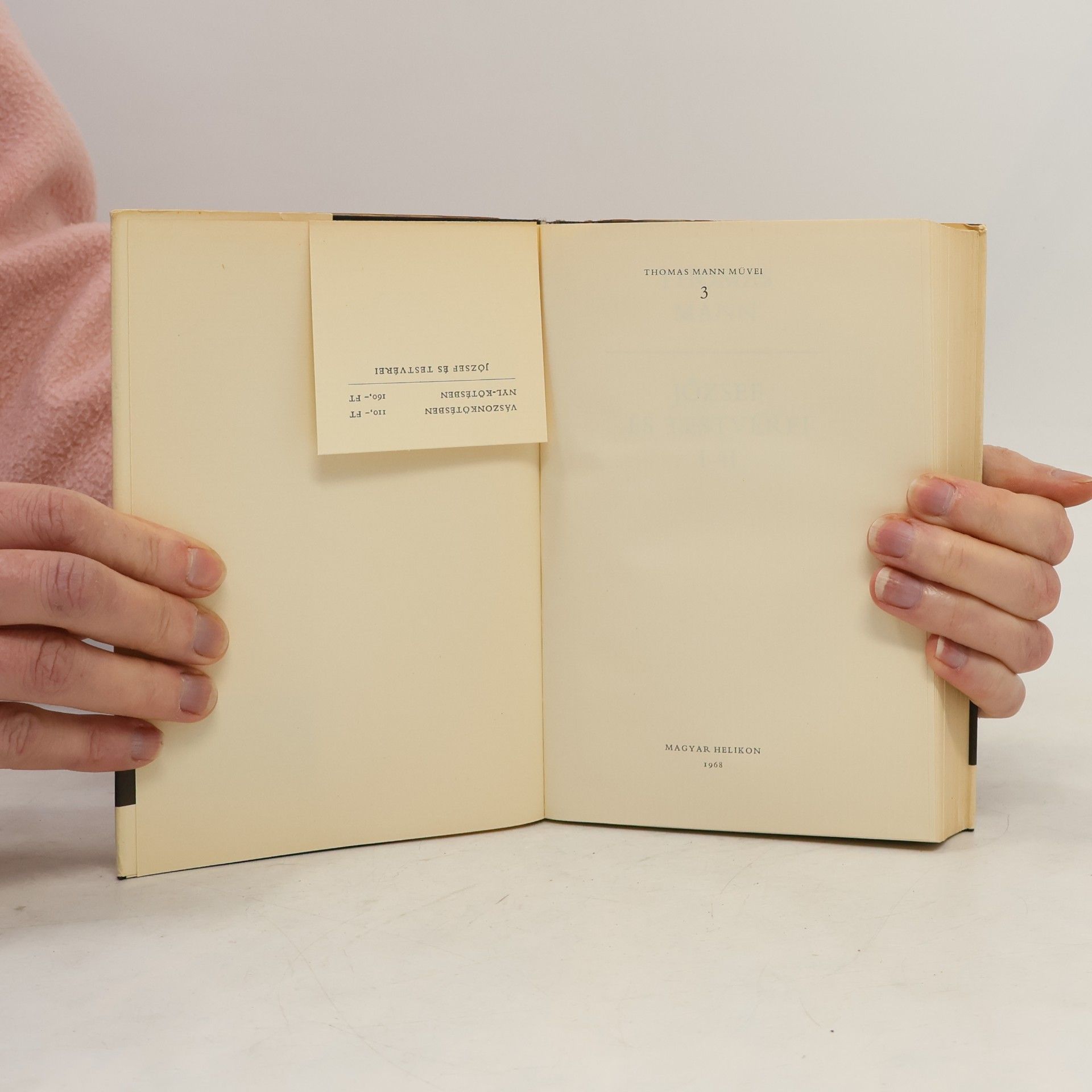 Thomas Mann József és testvérei III.