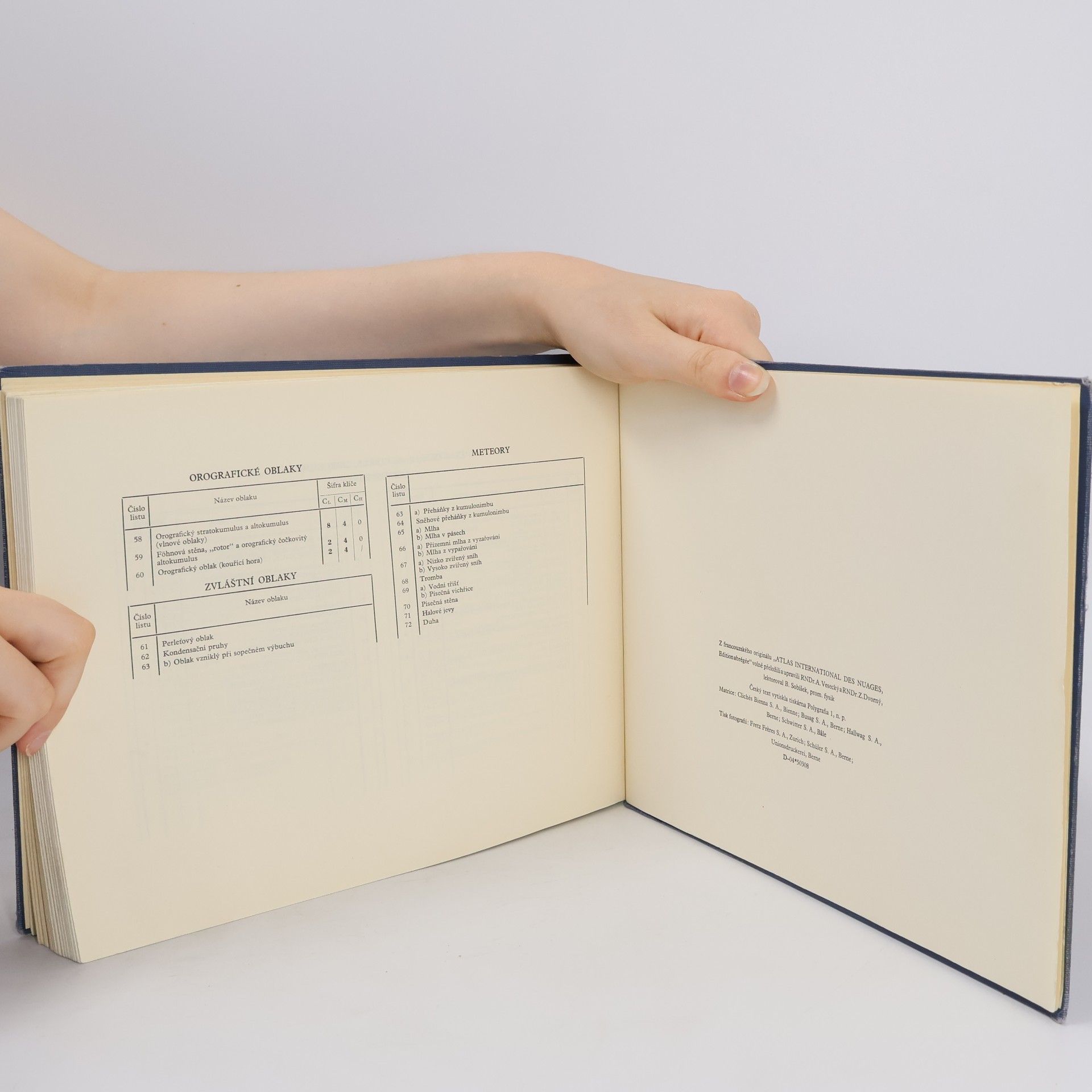 Various authors Mezinárodní atlas oblaků