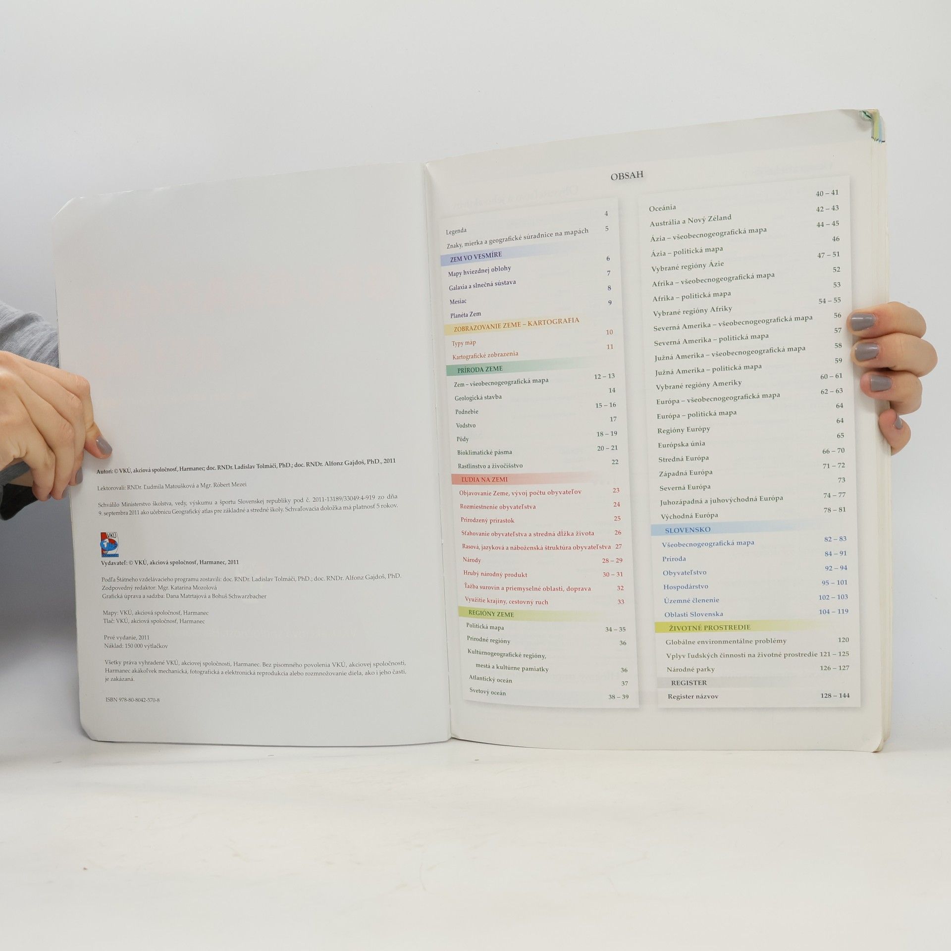 Autorenkollektiv Geografický atlas pre základné a stredné školy
