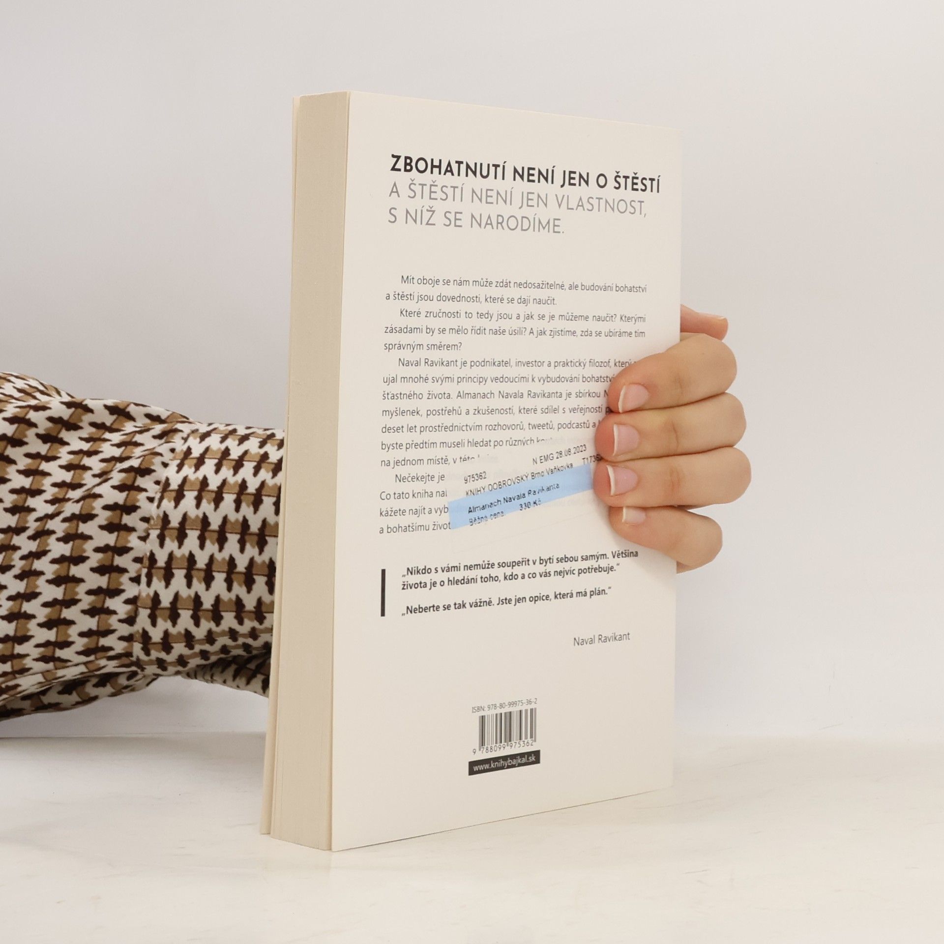 Erik Jorgenson Almanach Navala Ravikanta : jak zbohatnout a být šťastný