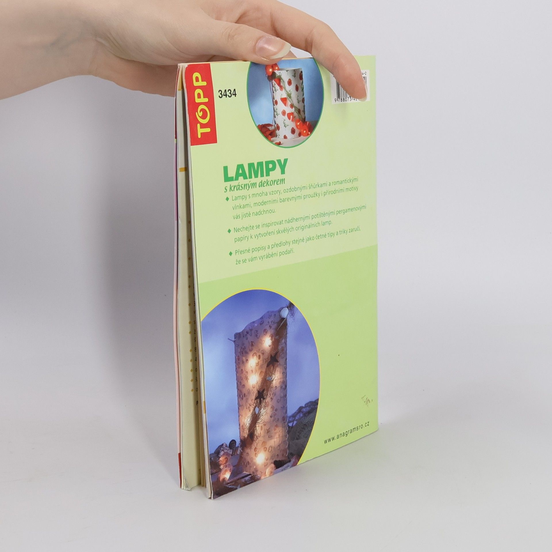 Ankje Serke Lampy s krásným dekorem: Z pergamenového papíru