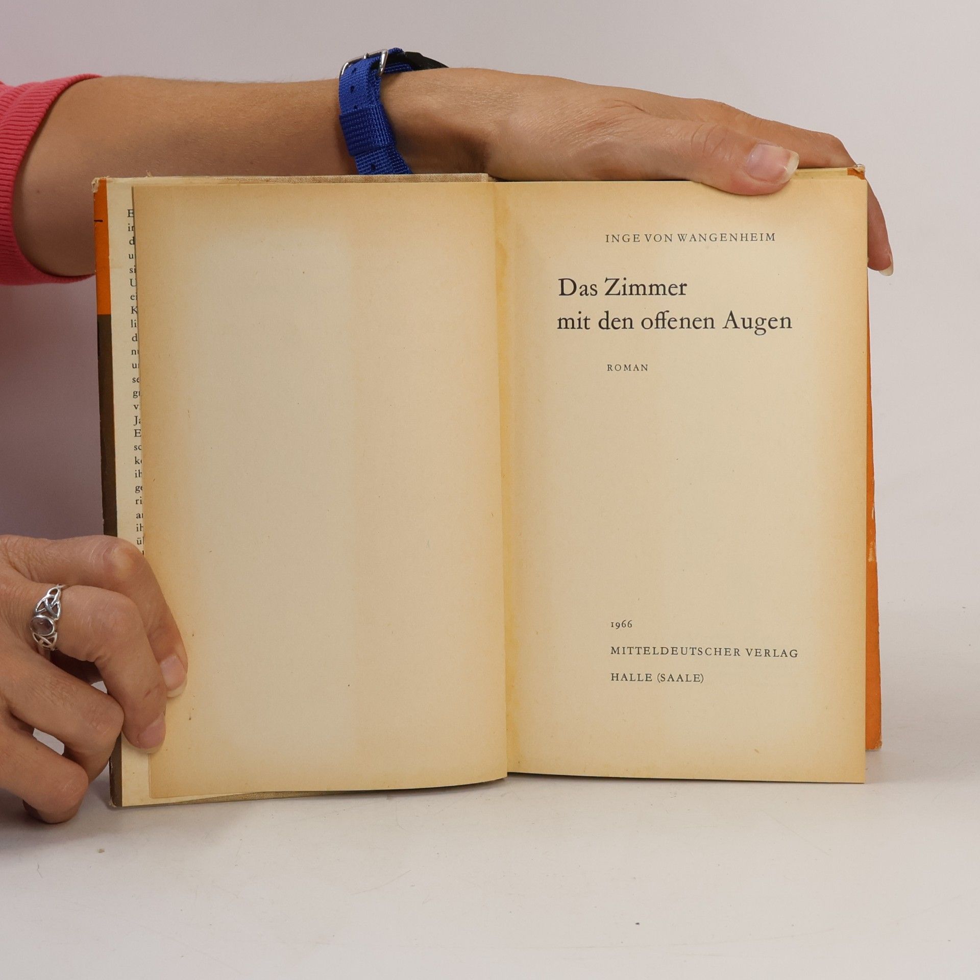 Inge von Wangenheim Das Zimmer mit den offenen Augen