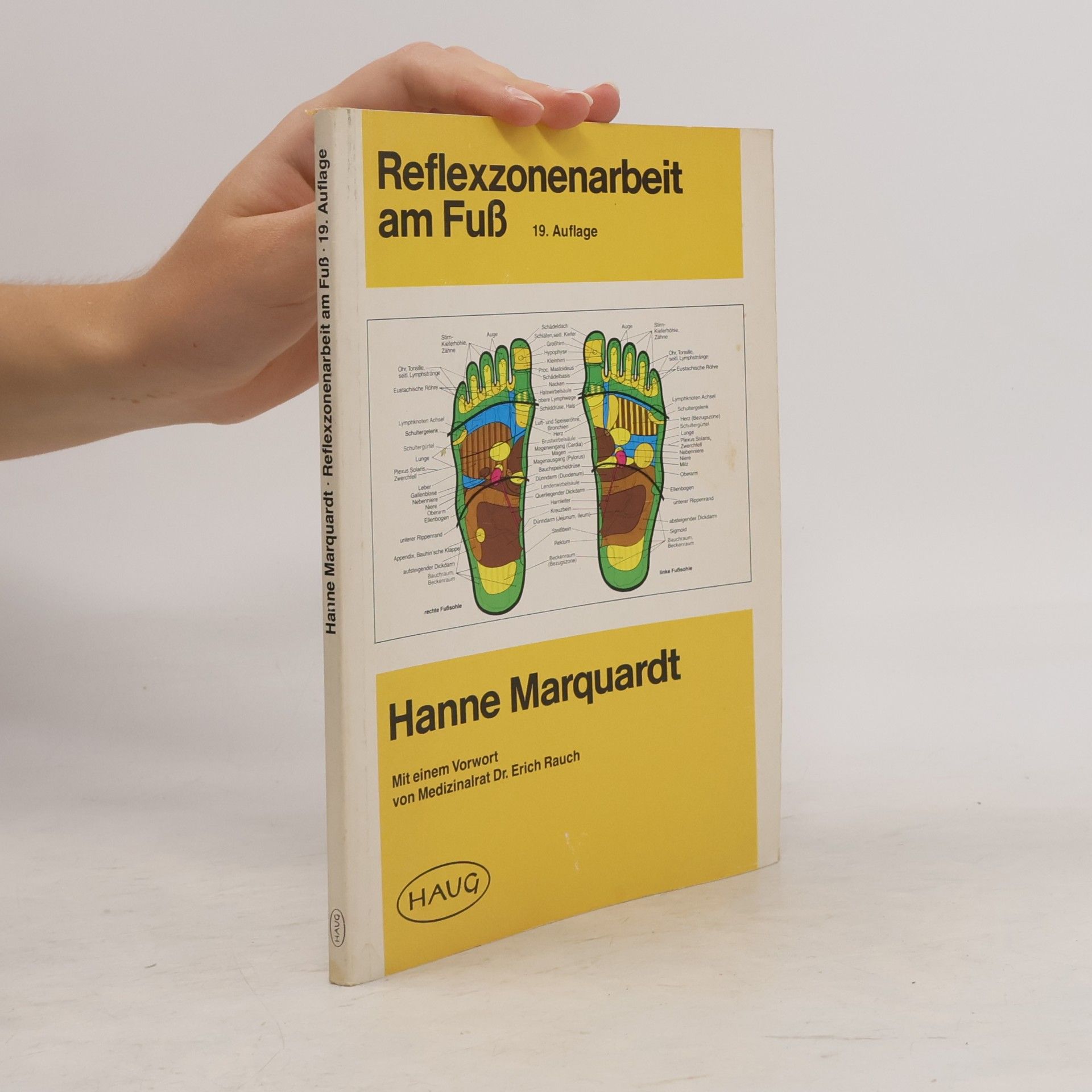 Reflexzonenarbeit am Fuß