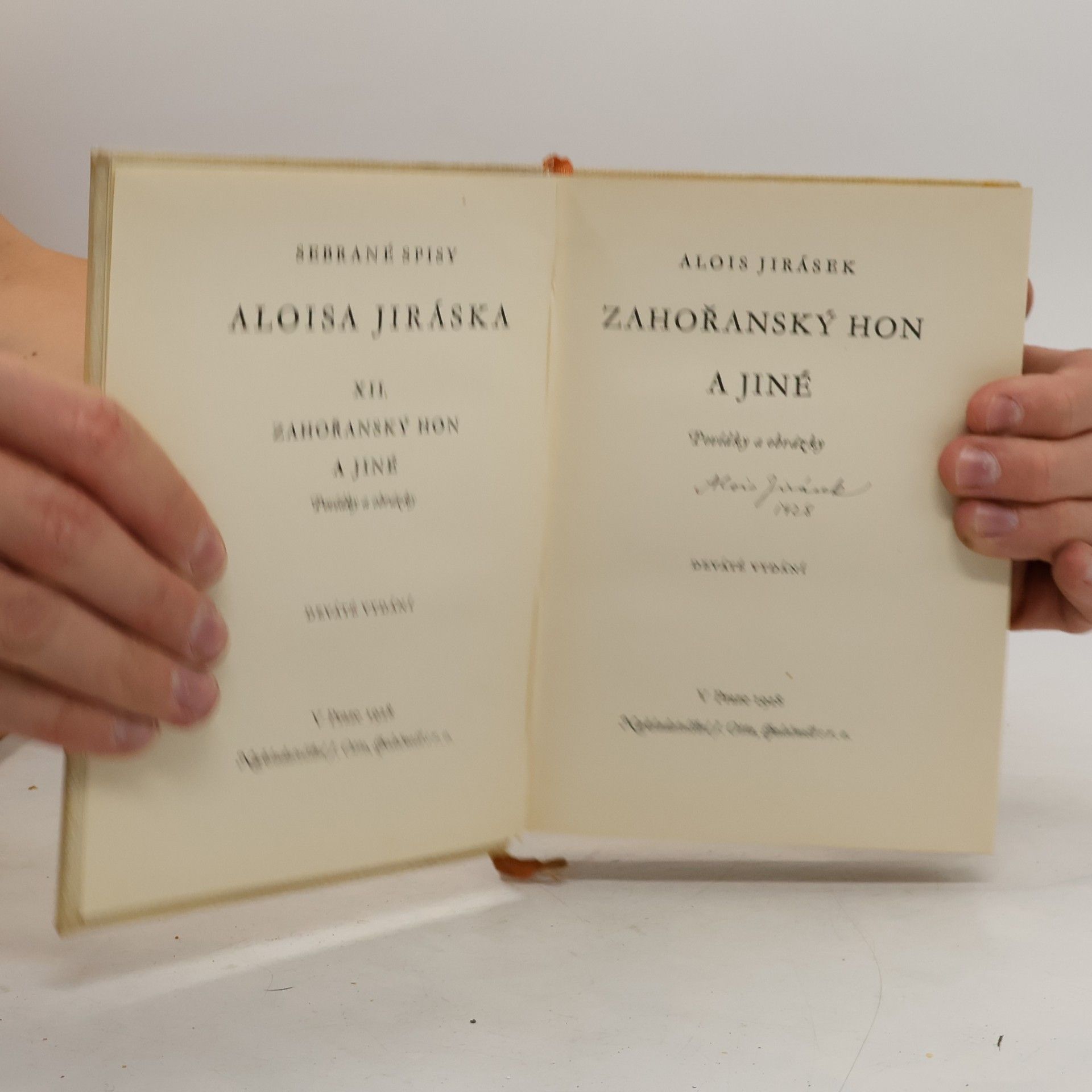 Alois Jirásek Zahořanský hon a jiné