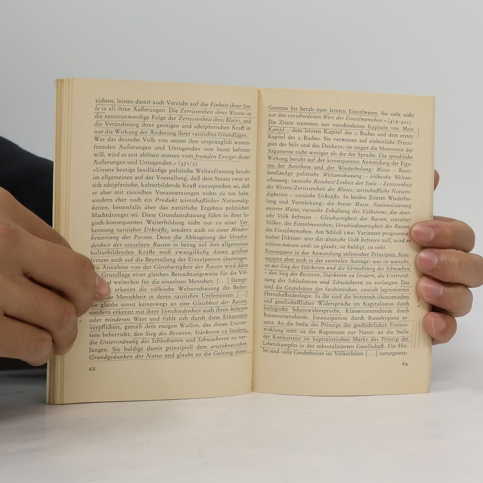 Lutz Winckler Studie zur gesellschaftlichen Funktion faschistischer Sprache