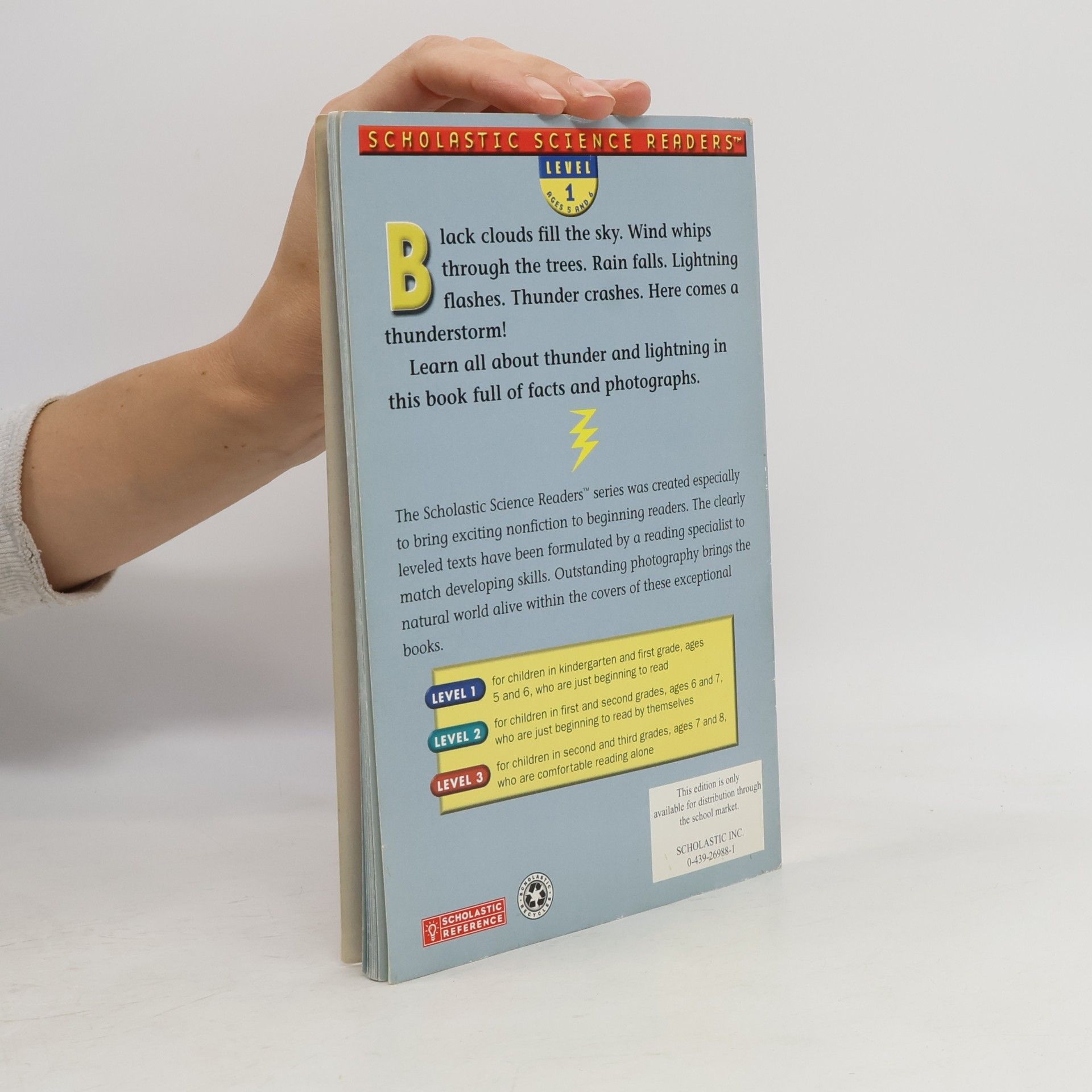 Wendy Pfeffer Scholastic Science Readers - 1: Thunder and Lightning