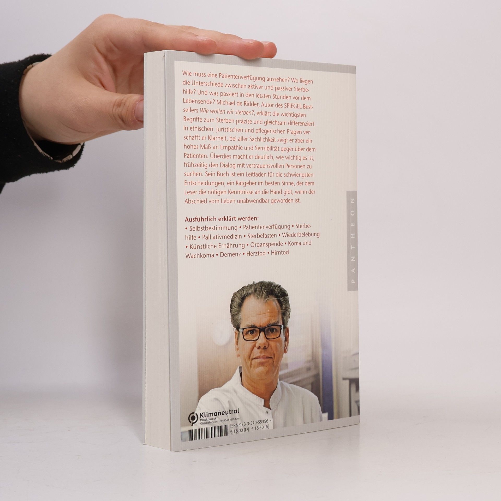 Michael de Ridder Abschied vom Leben