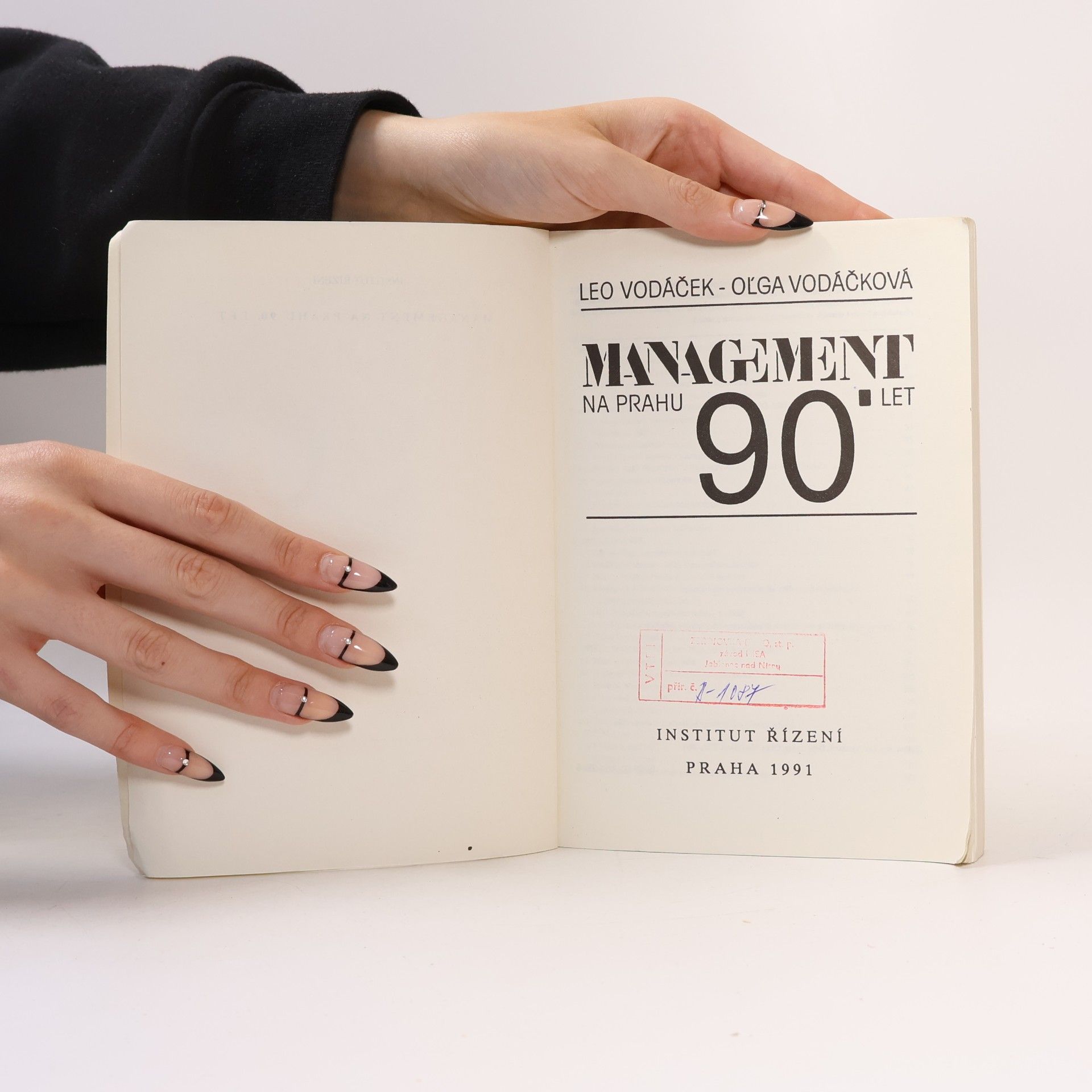 Leo Vodáček Management na prahu 90. let