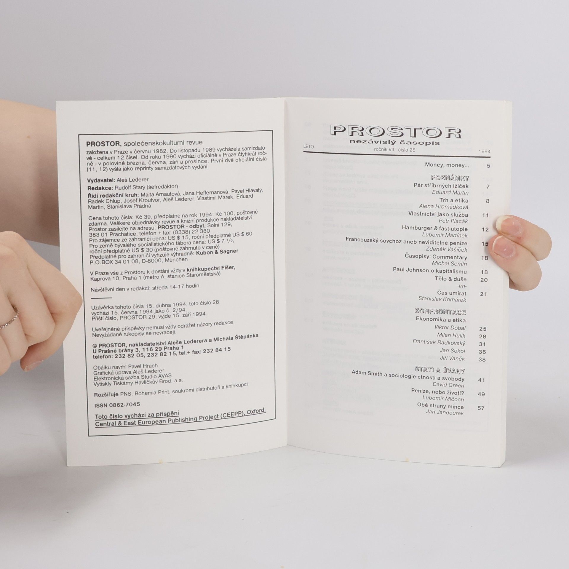 Various authors Revue Prostor. Č. 28