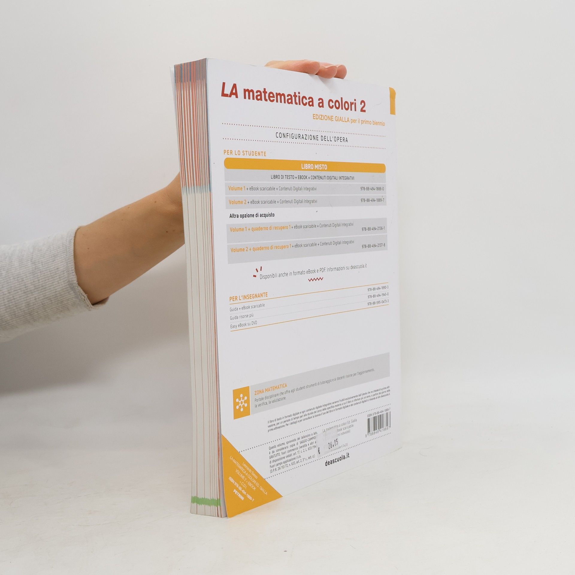 Leonardo Sasso La matematica a colori. Ediz. gialla. Per le Scuole superiori. Con e-book. Con espansione online (Vol. 2)