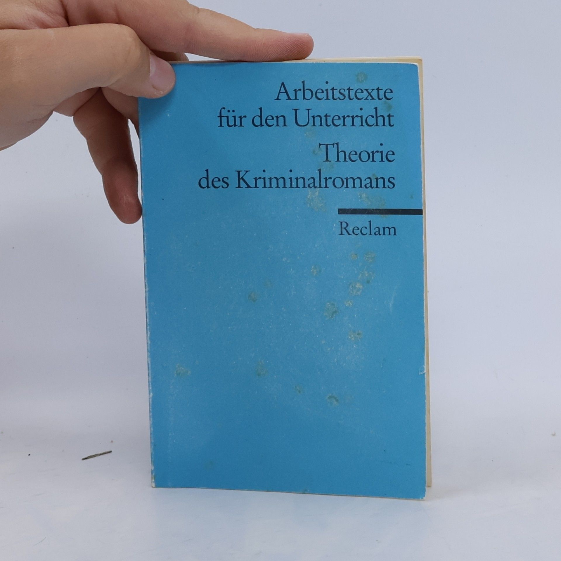 Eckhard Finckh Theorie des Kriminalromans