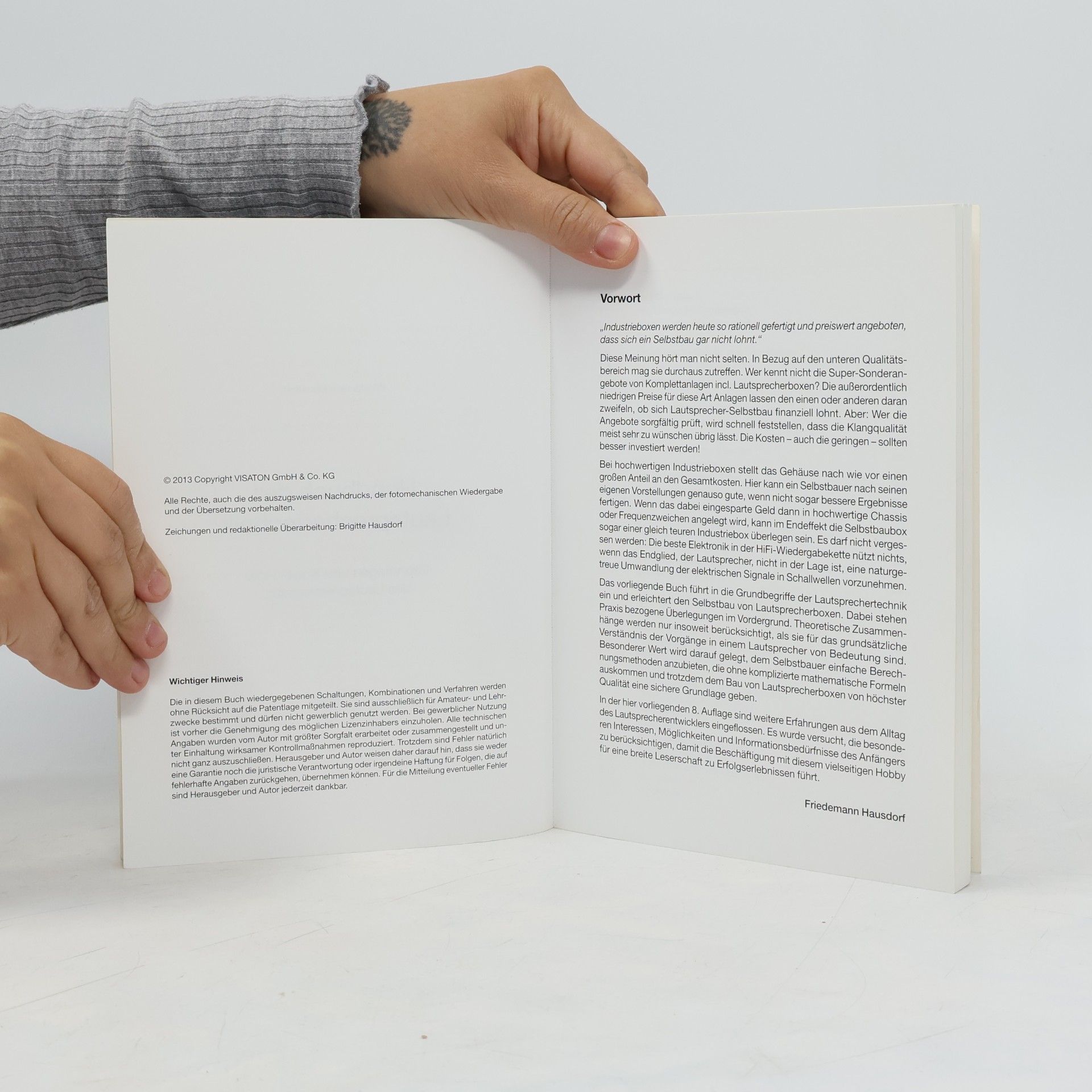 Friedemann Hausdorf Handbuch der Lautsprechertechnik