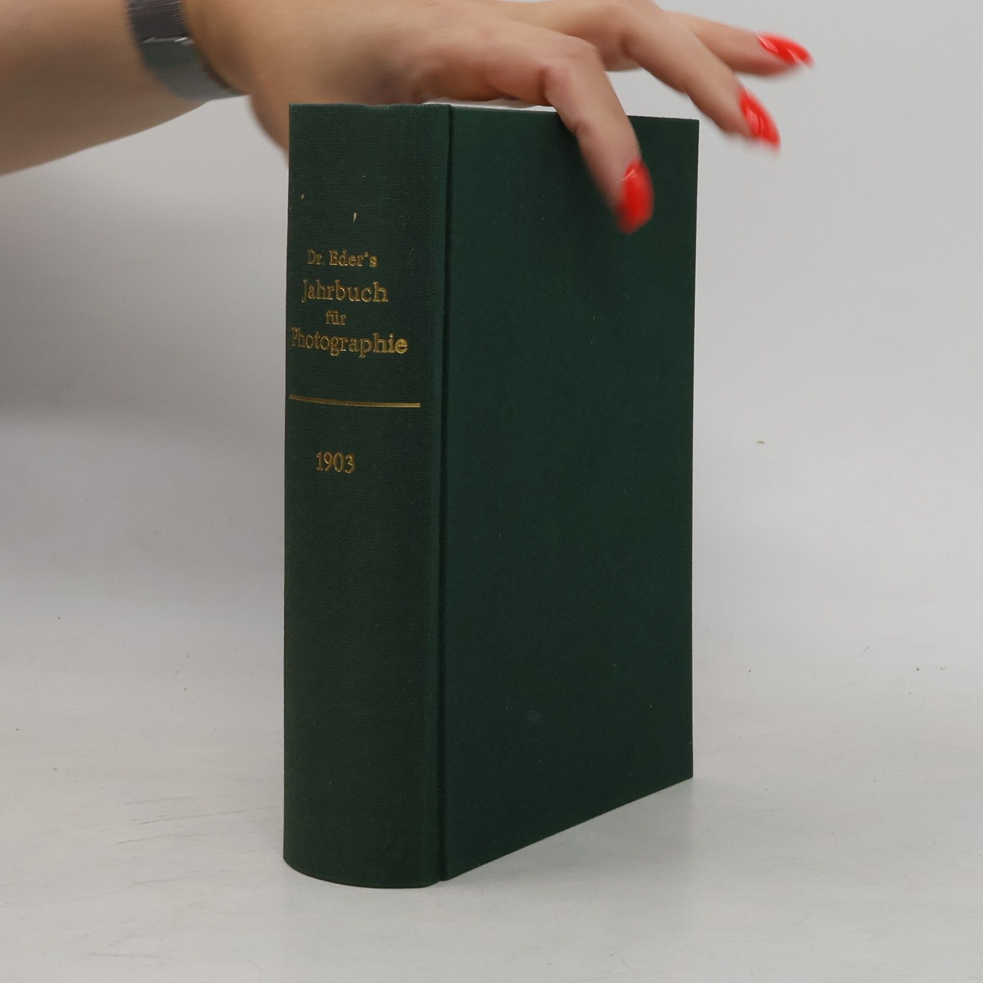 Hofrat Prof. Dr. Josef Maria Eder Dr. Eder's Jahrbuch für Photographie 1903