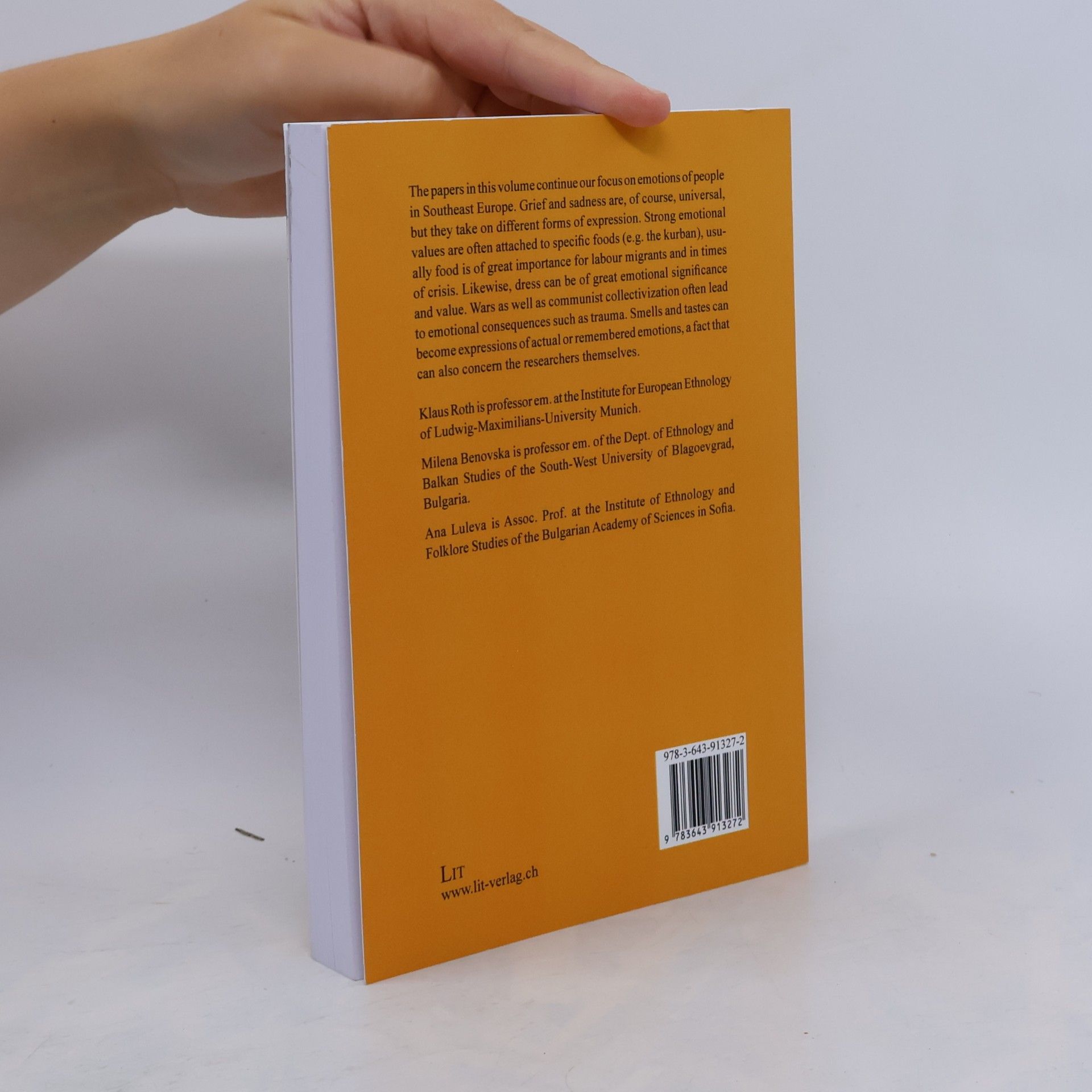 Klaus Roth Emotions, Senses and Affects in the Context of Southeast Europe 02