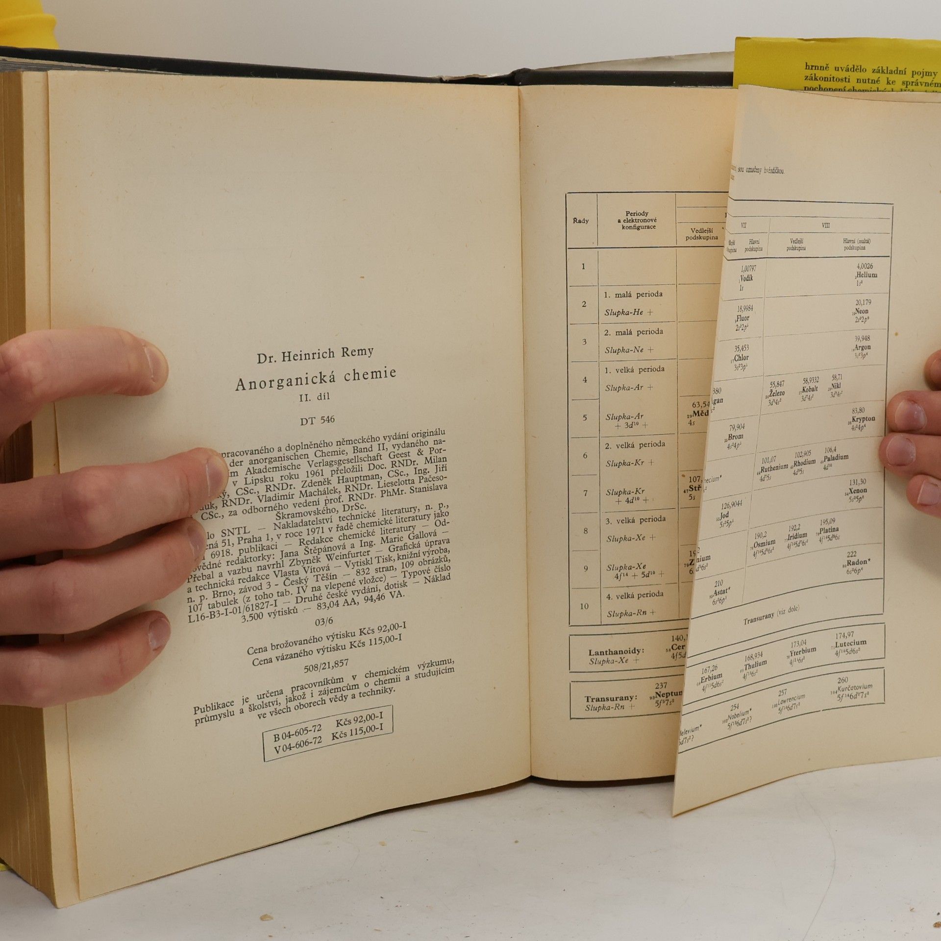 Heinrich Remy Anorganická chemie 2. díl