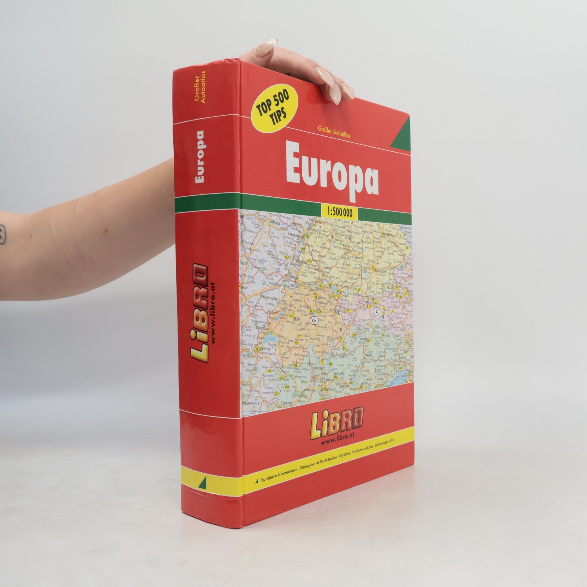 Autorenkollektiv TOP 500 TIPS Großer Autoatlas Europa