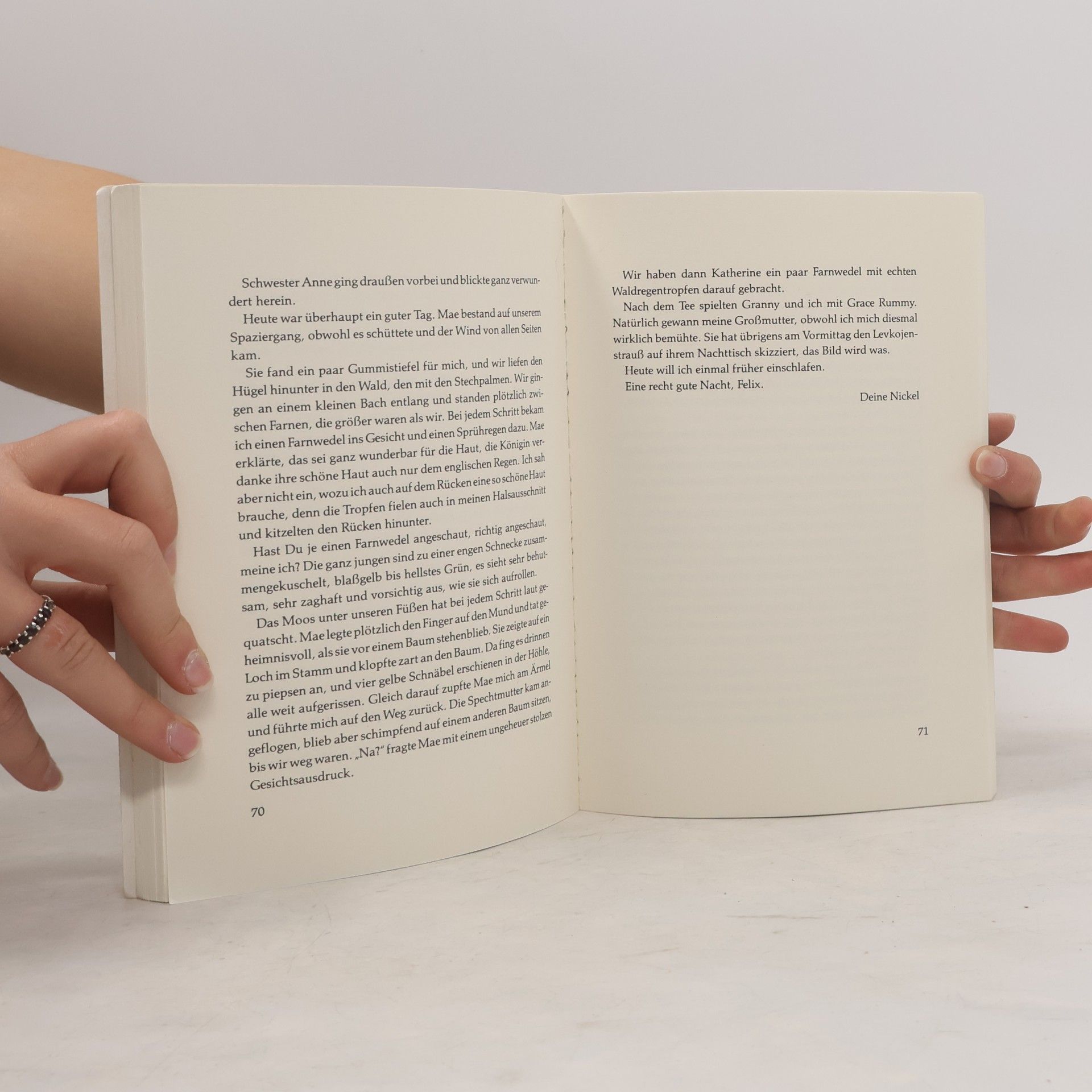 Renate Welsch Eine Hand zum Anfassen