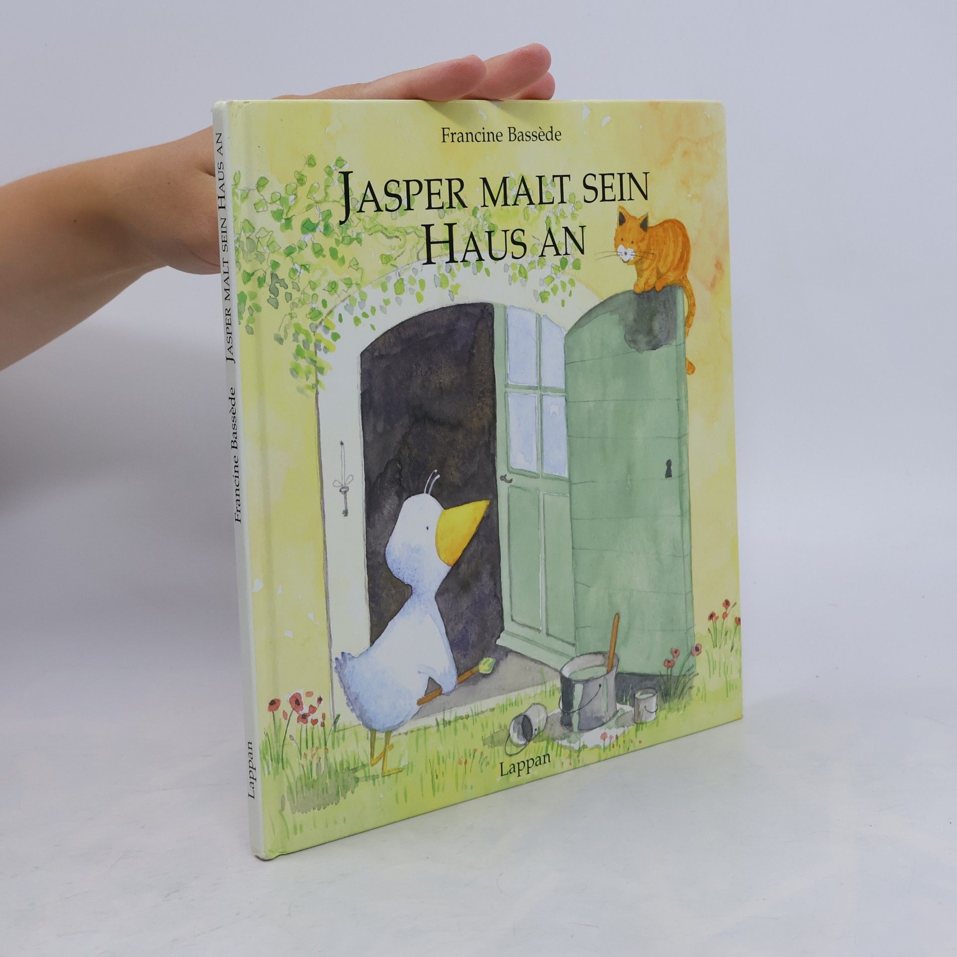 Francine Bassède Jasper malt sein Haus an