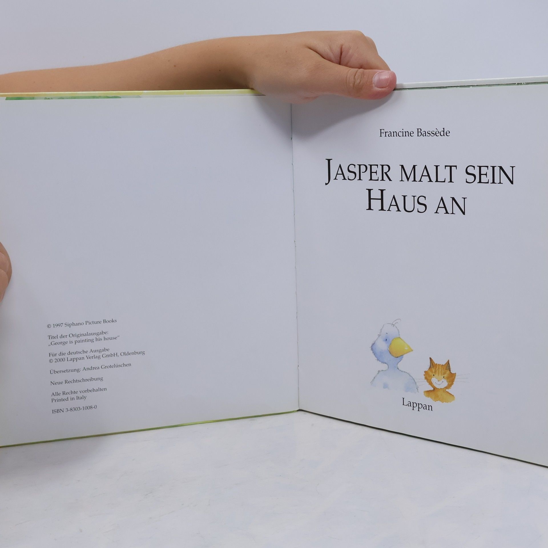 Francine Bassède Jasper malt sein Haus an
