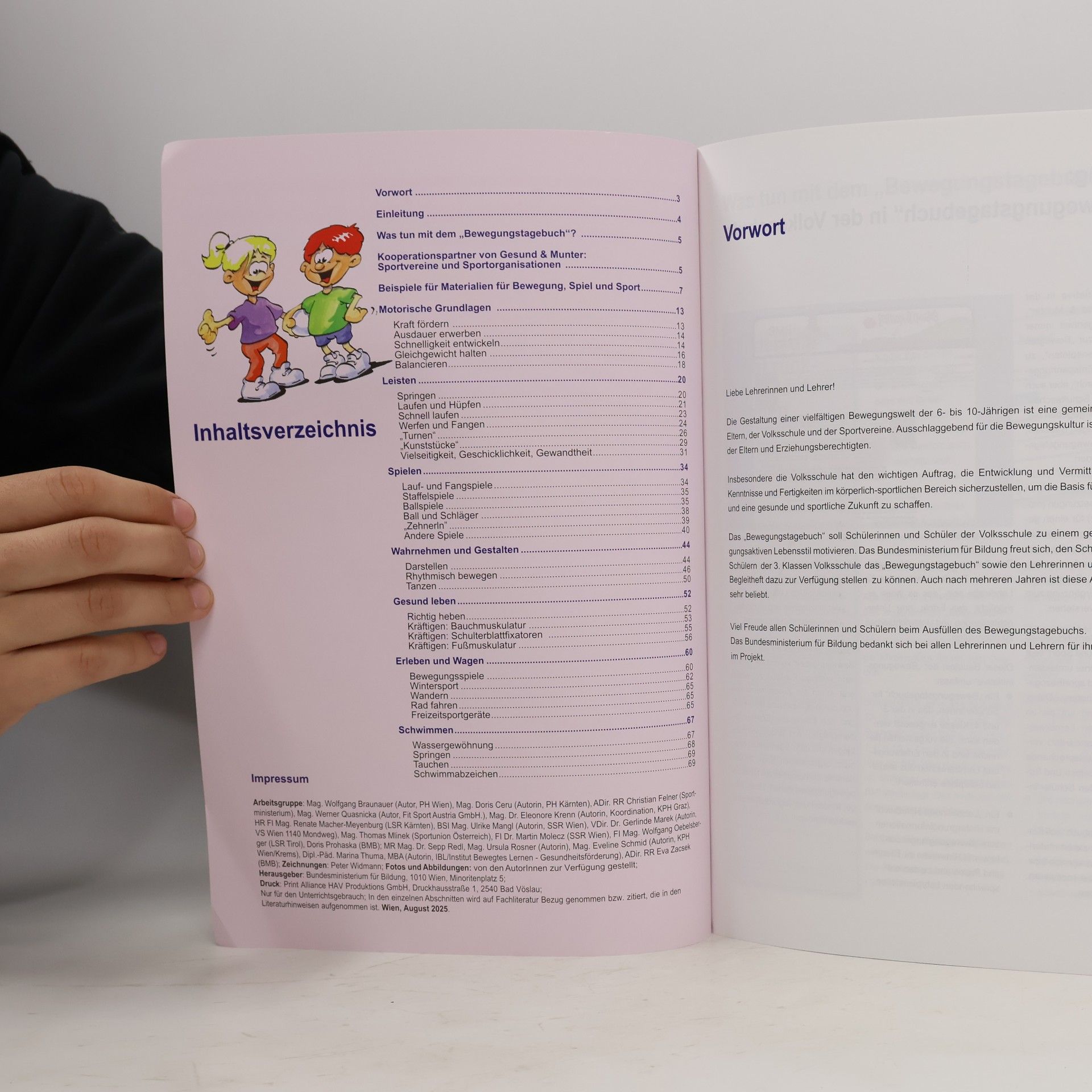 Wolfgang Braunauer Bewegungstagebuch
