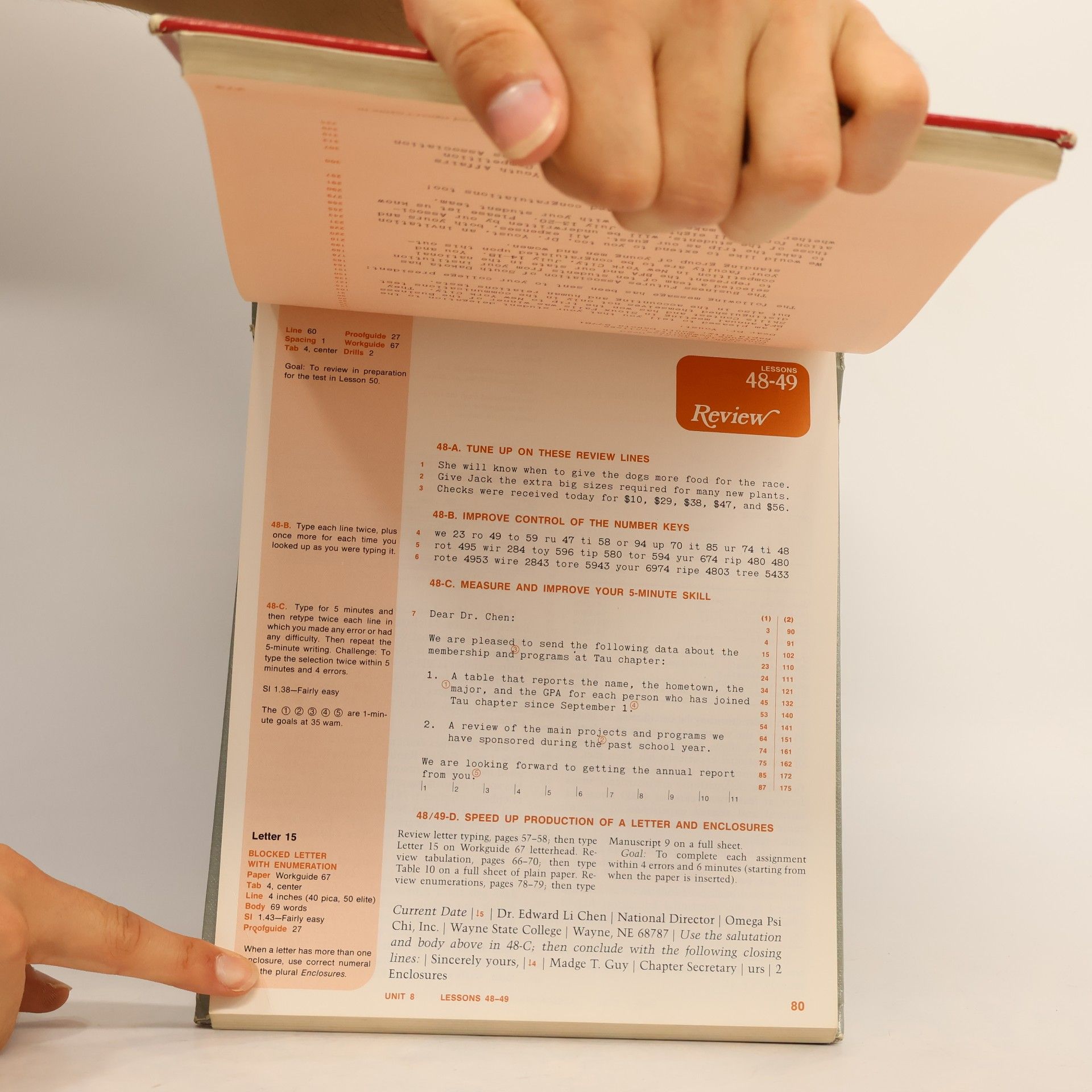 Alan C. Lloyd Gregg College Typing Series - 4: Gregg Typing for Colleges, Complete Course, Lessons 1-225