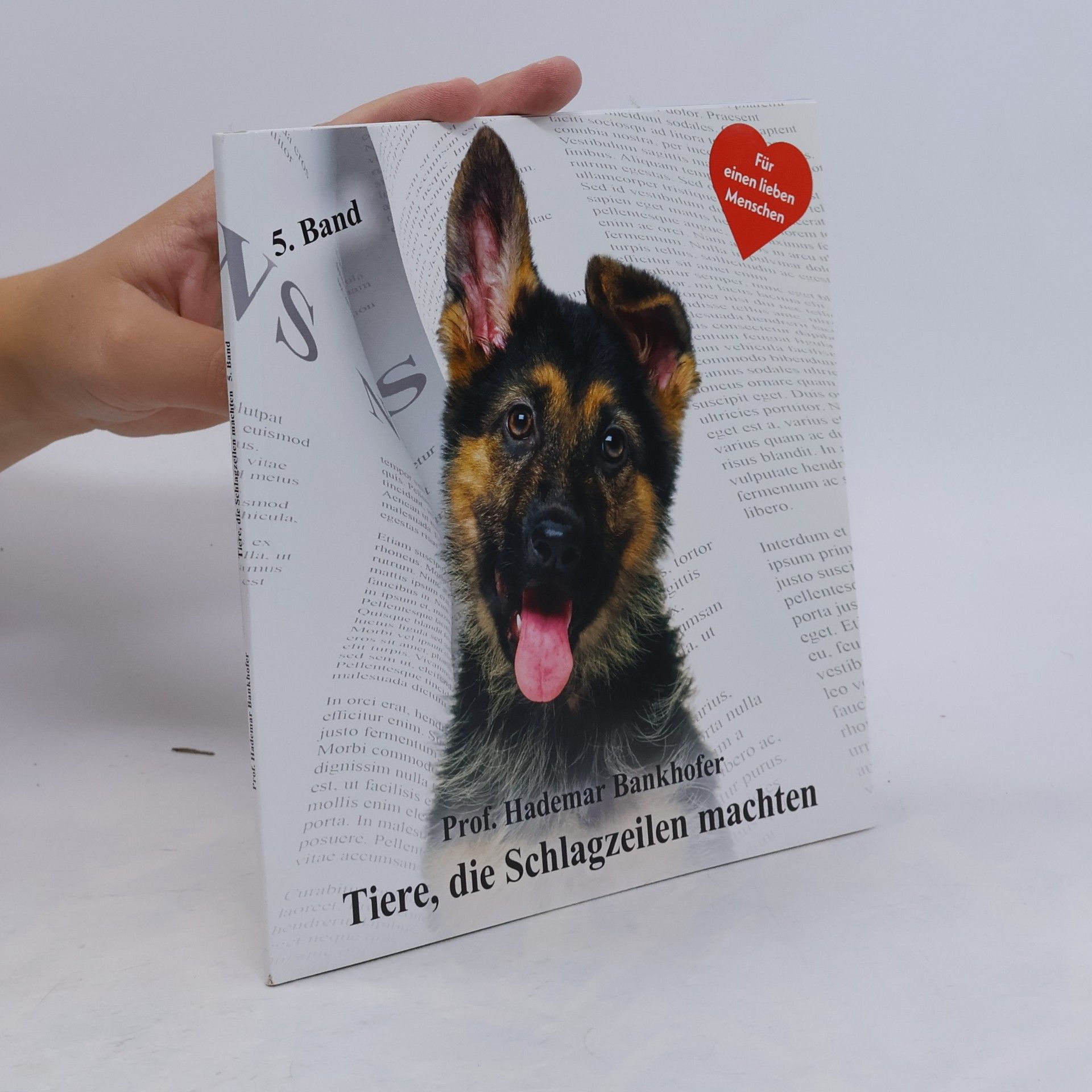 Prof. Hademar Bankhofer Tiere, die Schlagzeilen machten 5