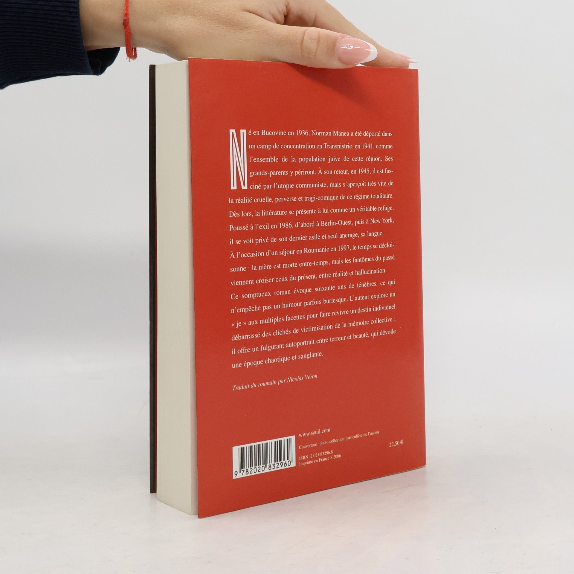 Norman Manea Fiction & Cie: Le retour du hooligan