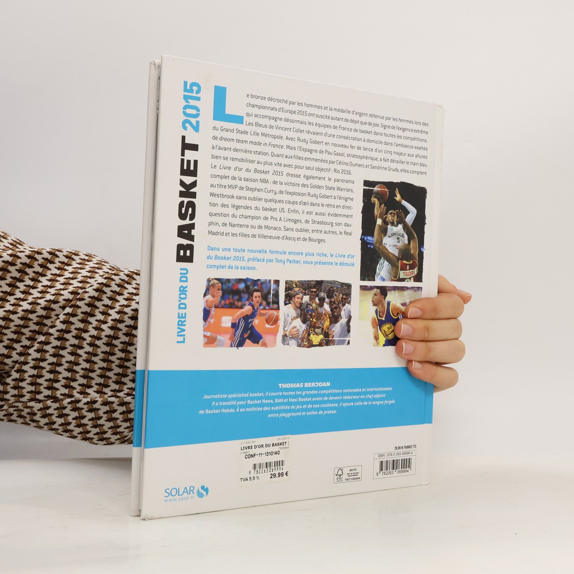 Thomas Berjoan Livre d'or du basket: Livre d'or du basket 2015