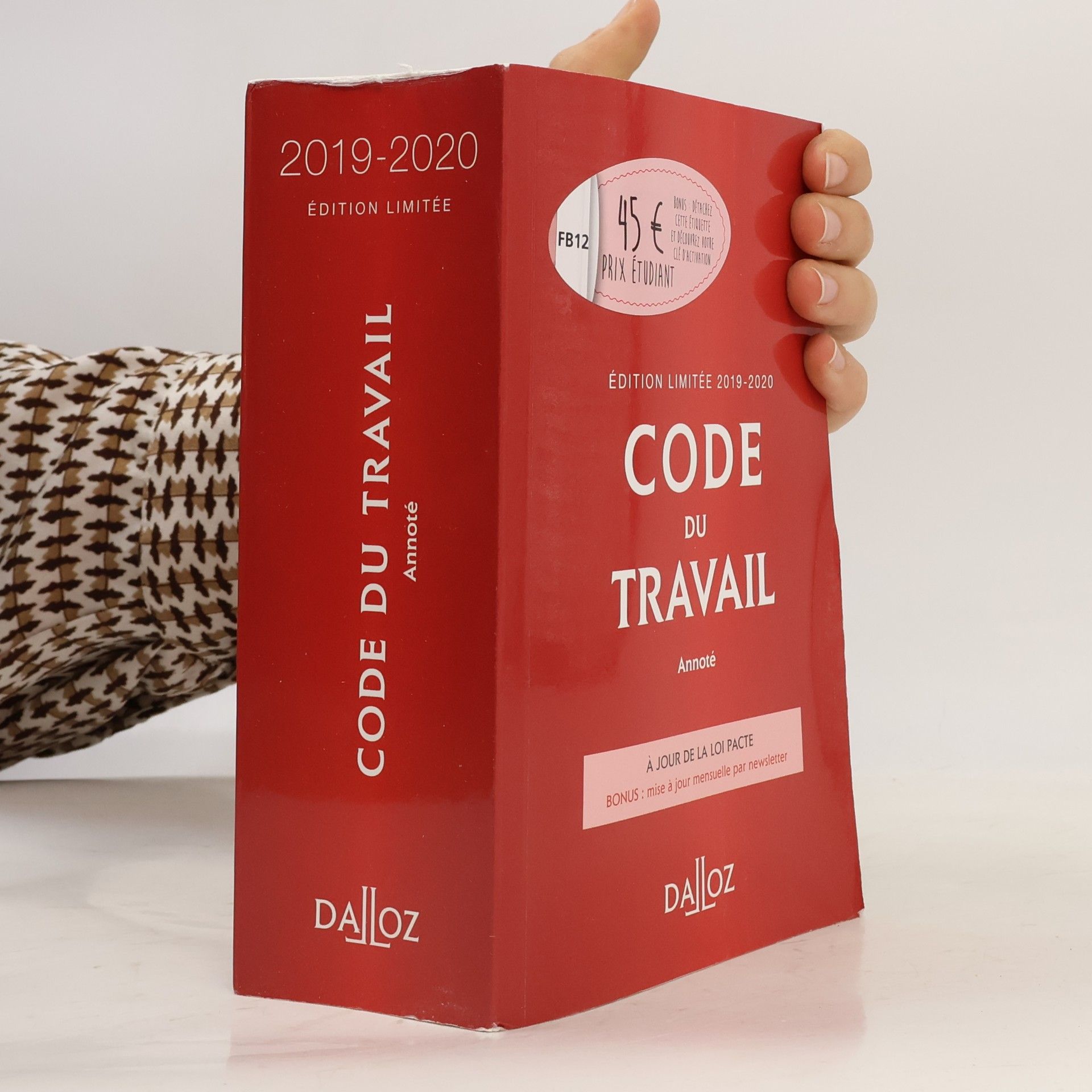 Autorenkollektiv Code du Travail annoté, Édition limitée 2019-2020