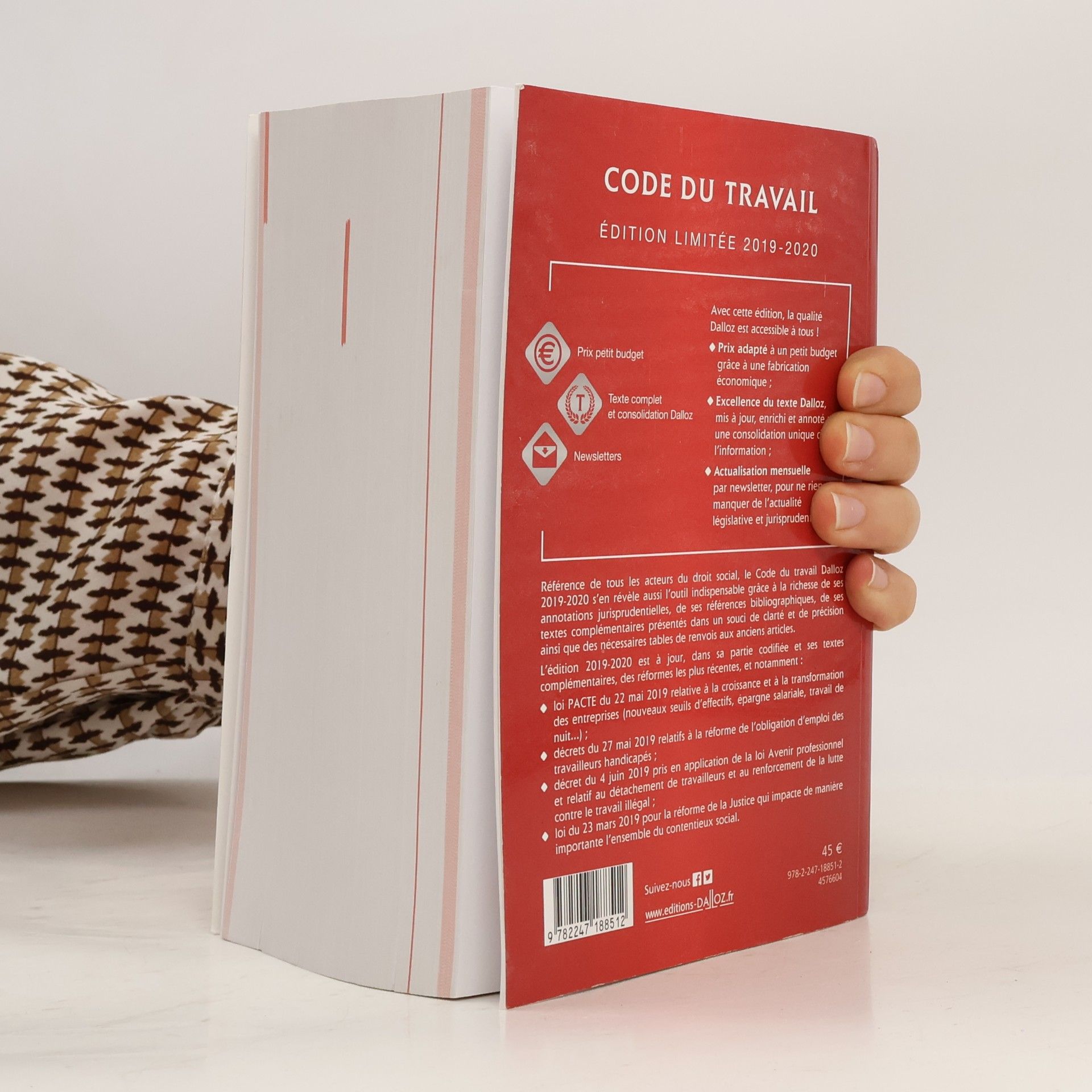 Code du Travail annoté, Édition limitée 2019-2020