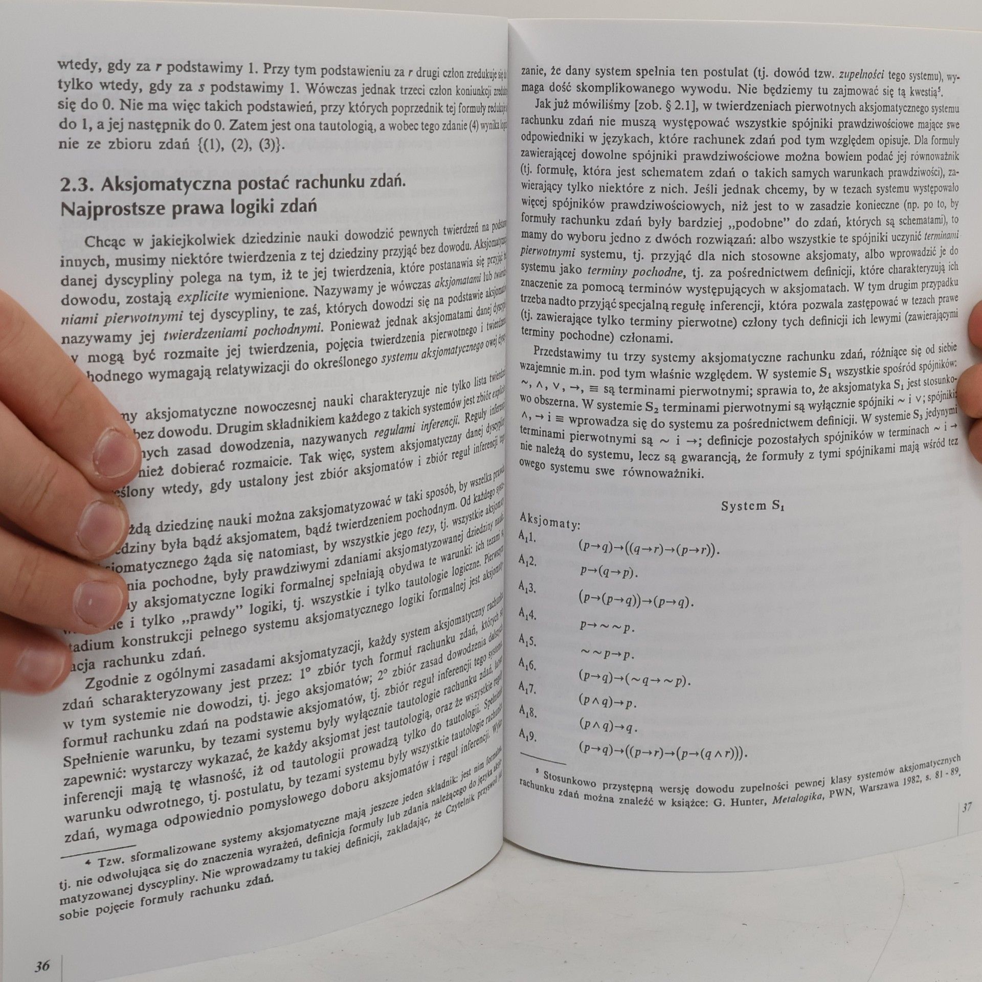 Stanosz, Barbara Wprowadzenie do logiki formalnej: Podręcznik dla humanistów