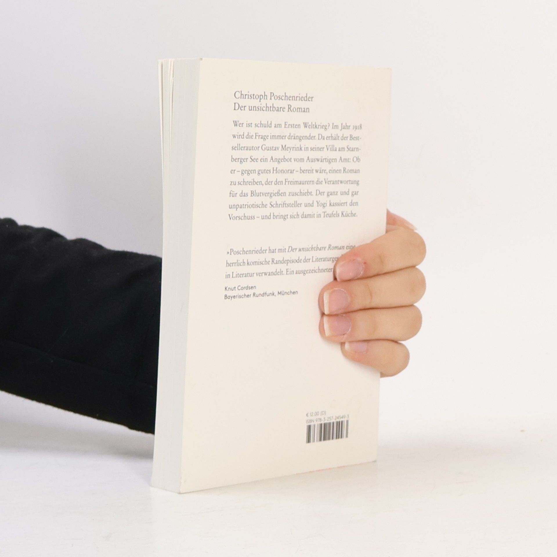 Christoph Poschenrieder Der unsichtbare Roman