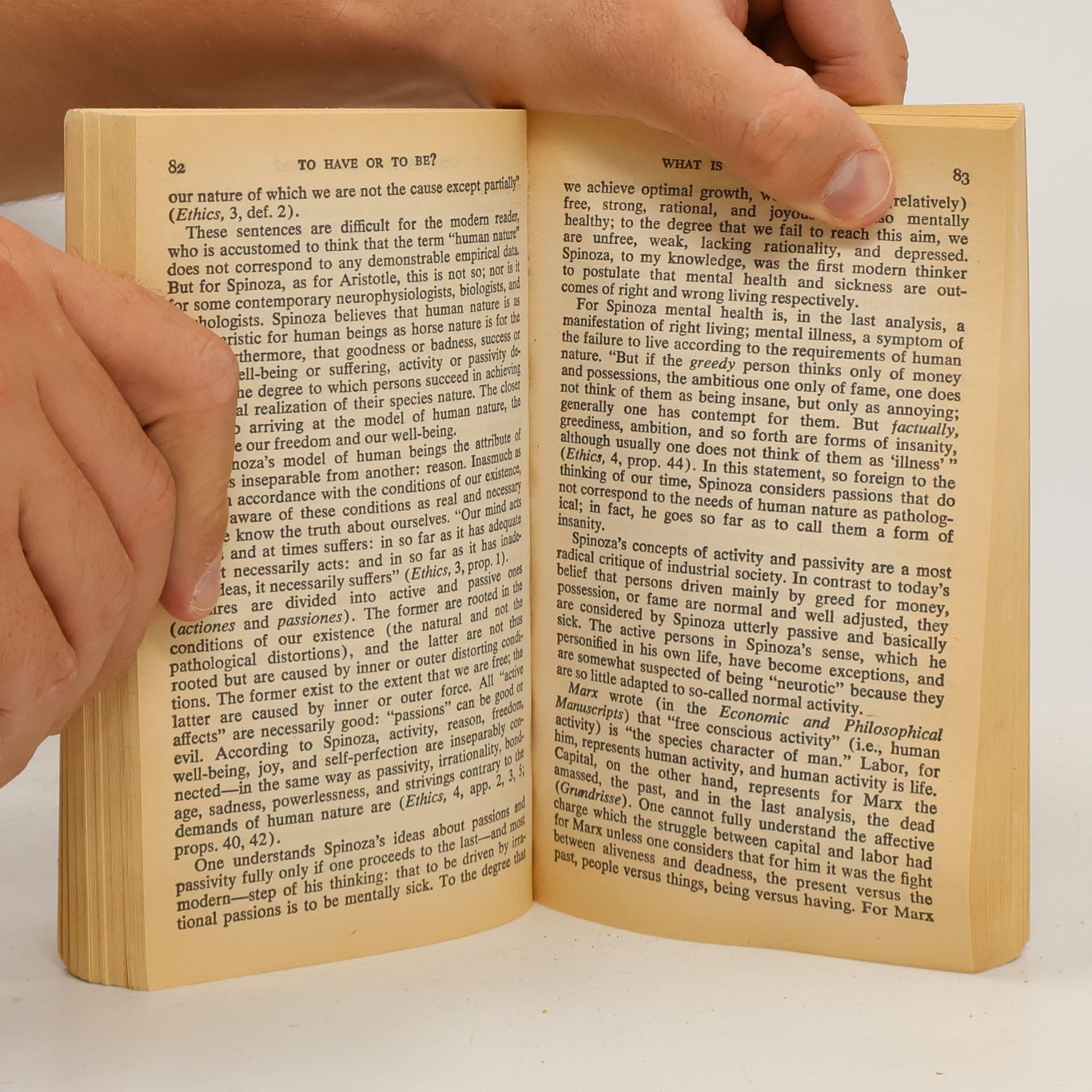 Erich Fromm To Have Or to Be?